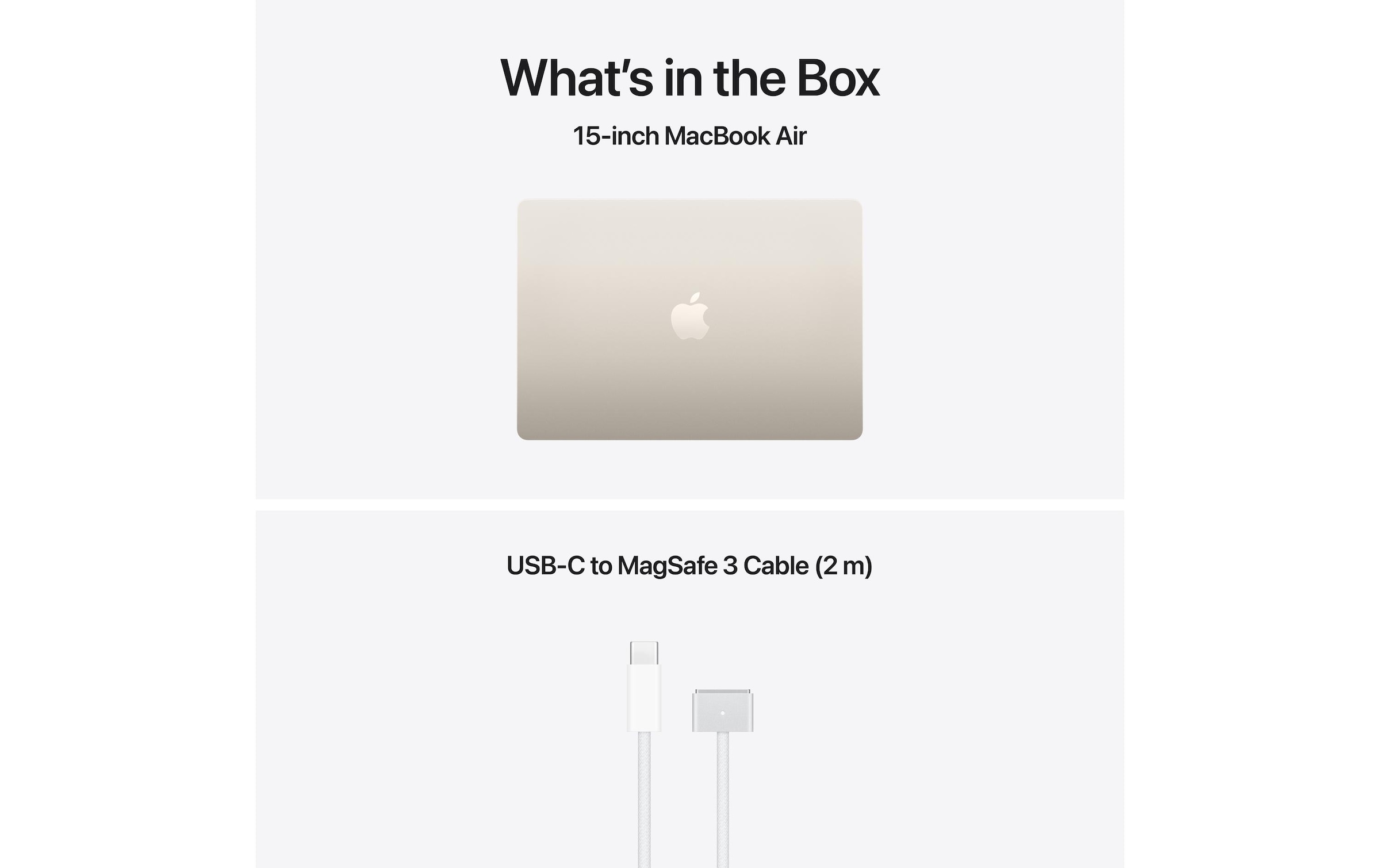 Apple Notebook »MacBook Air 15 2026 M5 10C GPU« 38,862 cm / 15,3 ″ Apple M5 512 GB SSD Integrierte NPU (Neural Processing Unit)