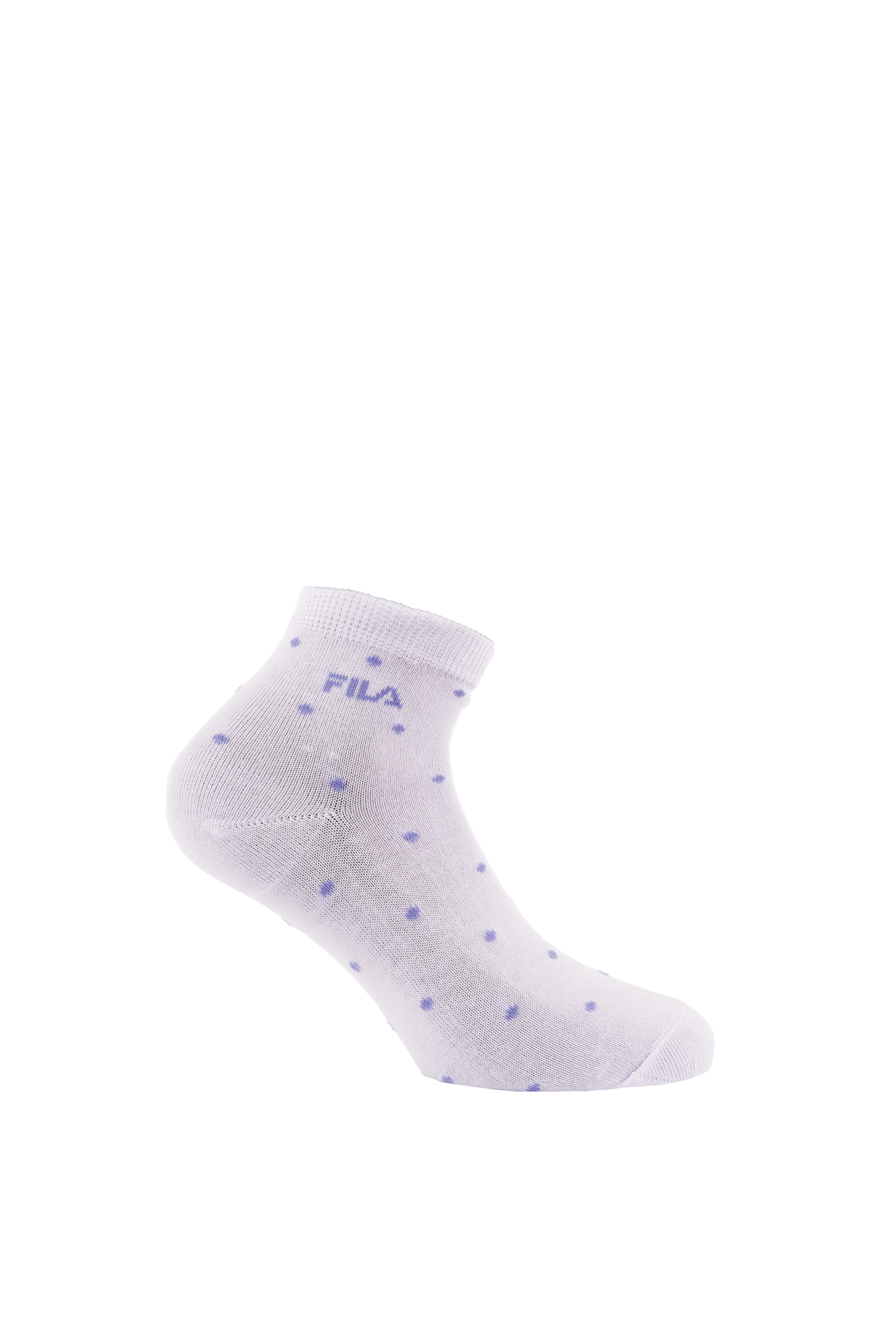 Fila Chaussettes courtes 3 paires,  avec bord-côte étroit, à pois, mélange coton