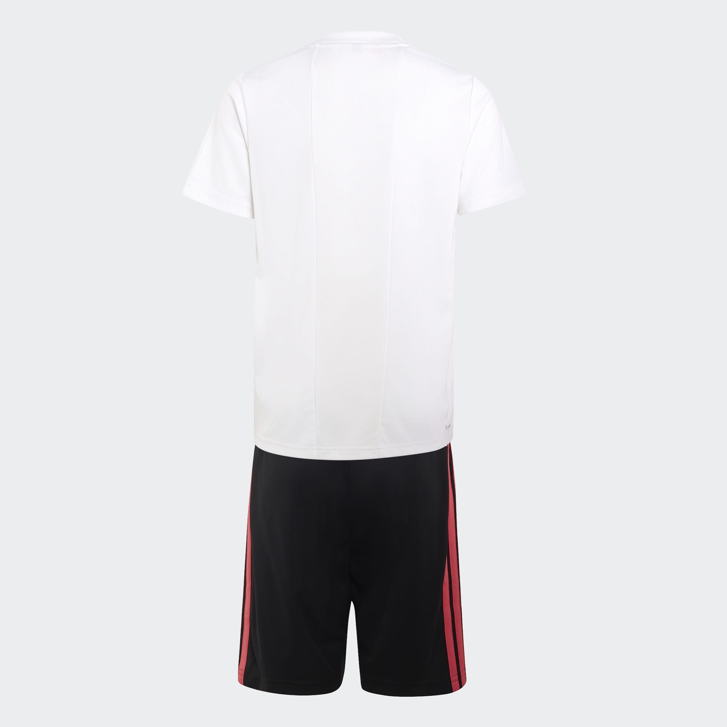 adidas Sportswear Combinaison d'entraînement »TRAIN ESSENTIALS 3-STREIFEN KIDS -SET« 2 zweiteiliges Set, sportlicher Stil, Shirt und Shorts/kurze Hose