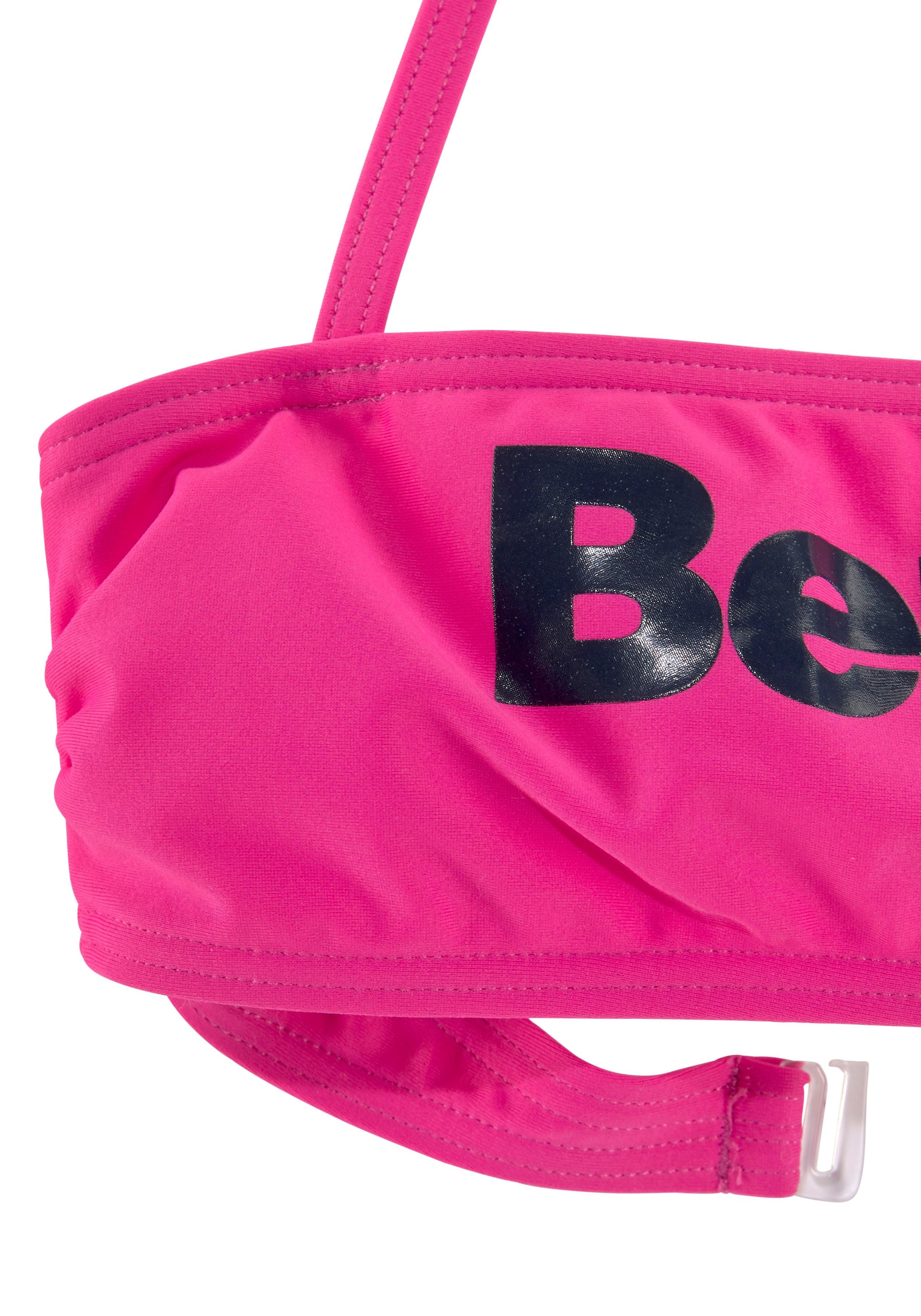 Bench. Bandeau-Bikini, mit grossem Logoprint