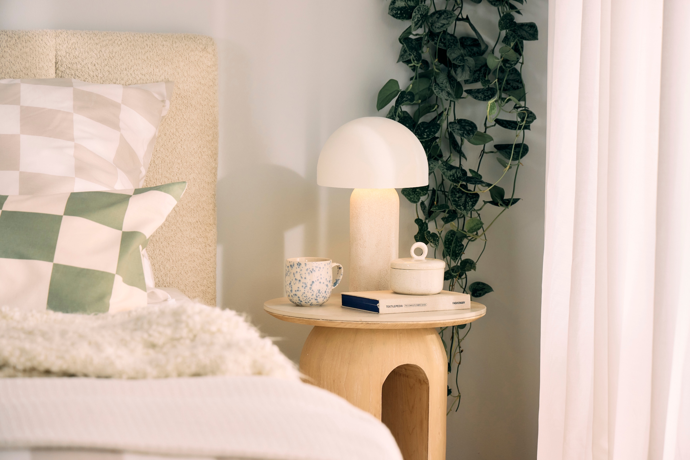 homsy by Ana Johnson Lampe de table »LUMEVA Pilz Lampe« Keramik, Pilzleuchte, Höhe 38cm