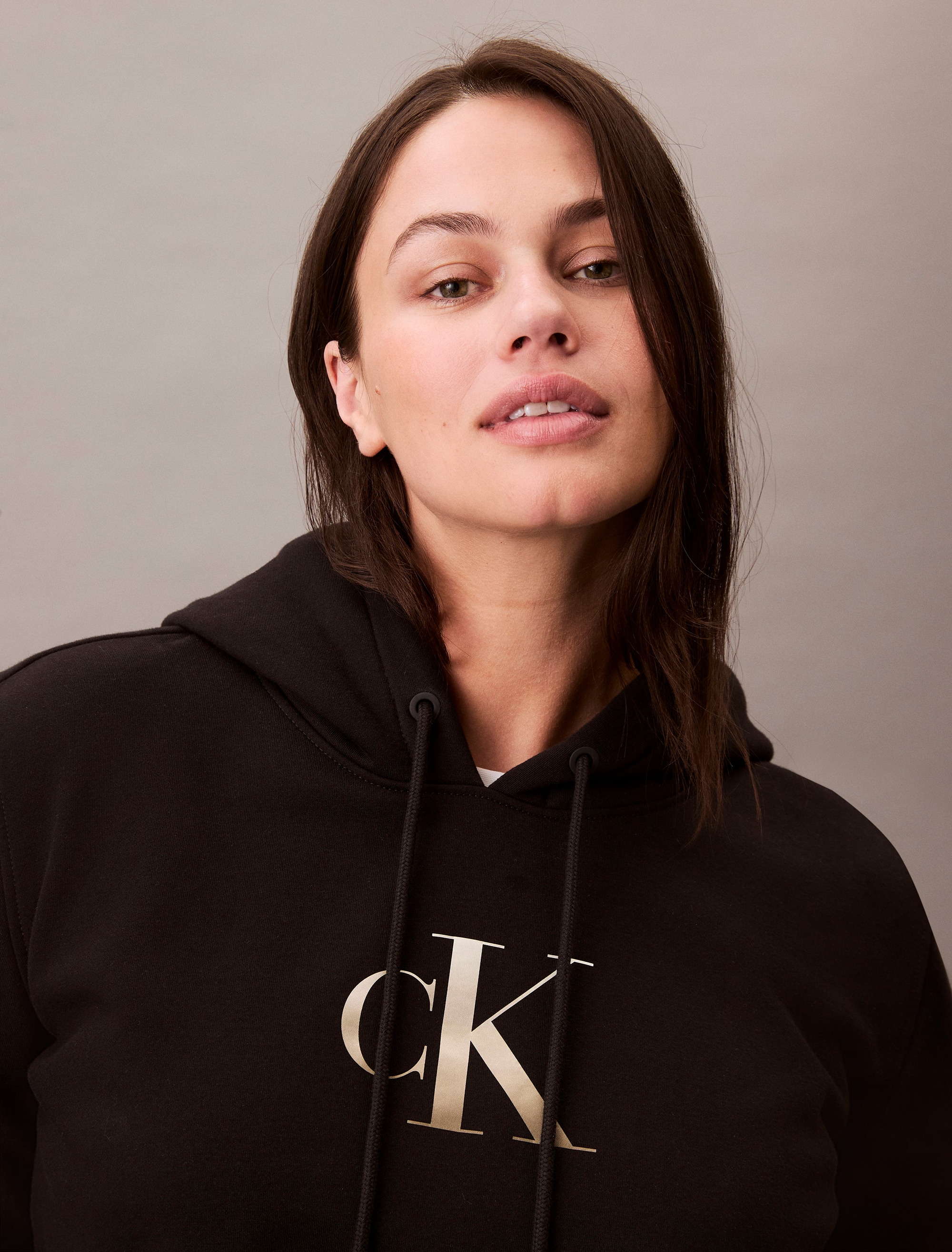 Calvin Klein Jeans Plus Kapuzensweatshirt »PLUS GRADIENT CK HOODIE«, in grossen Grössen, Druck mit Farbverlauf