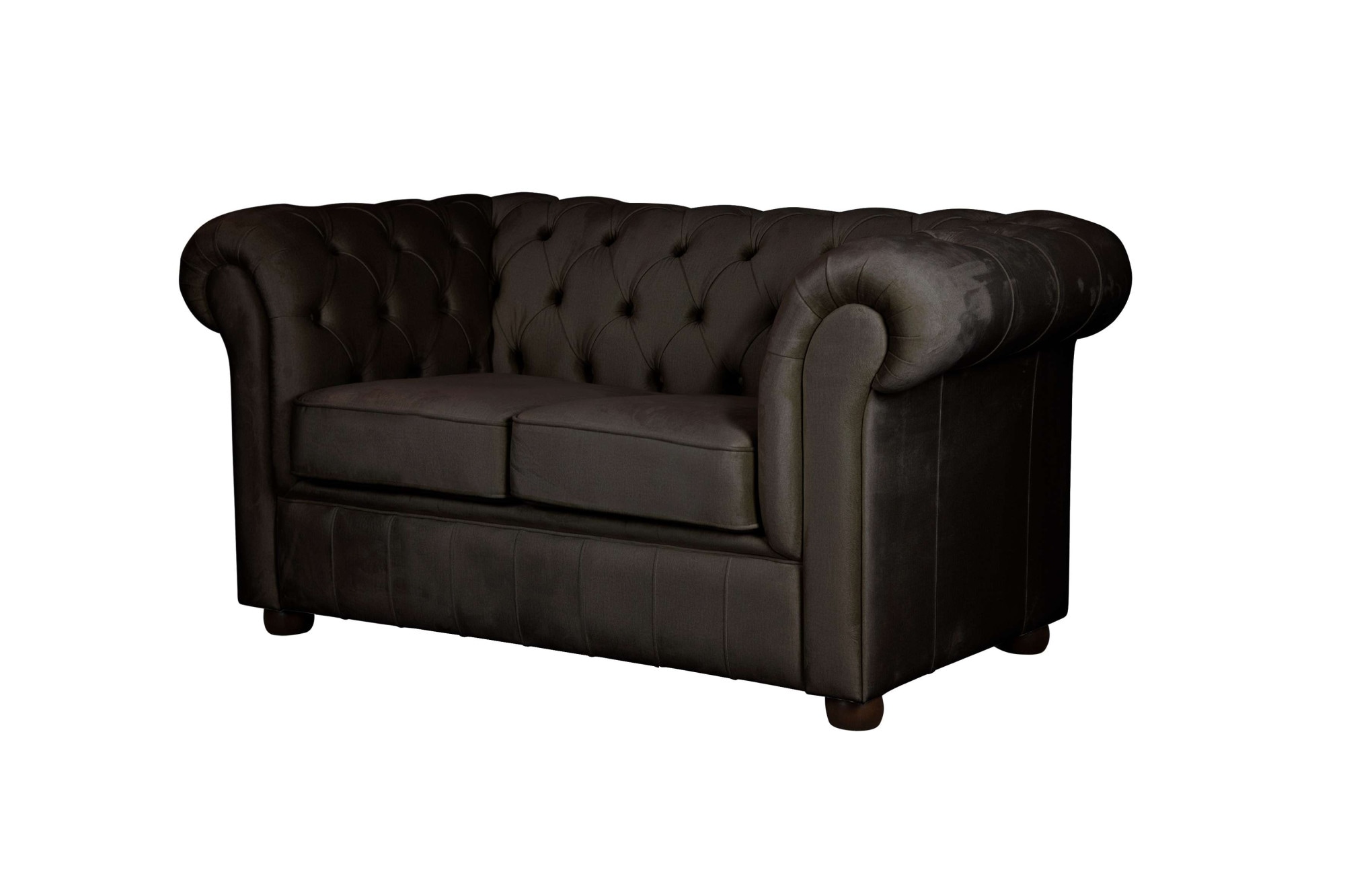 Home affaire 2-Sitzer »CHARENTE, Chesterfield-Sofa, Wellenfederung, Masse: B/T/H: 147/89/74 cm«, mit edler Knopfheftung und typischen Armlehnen