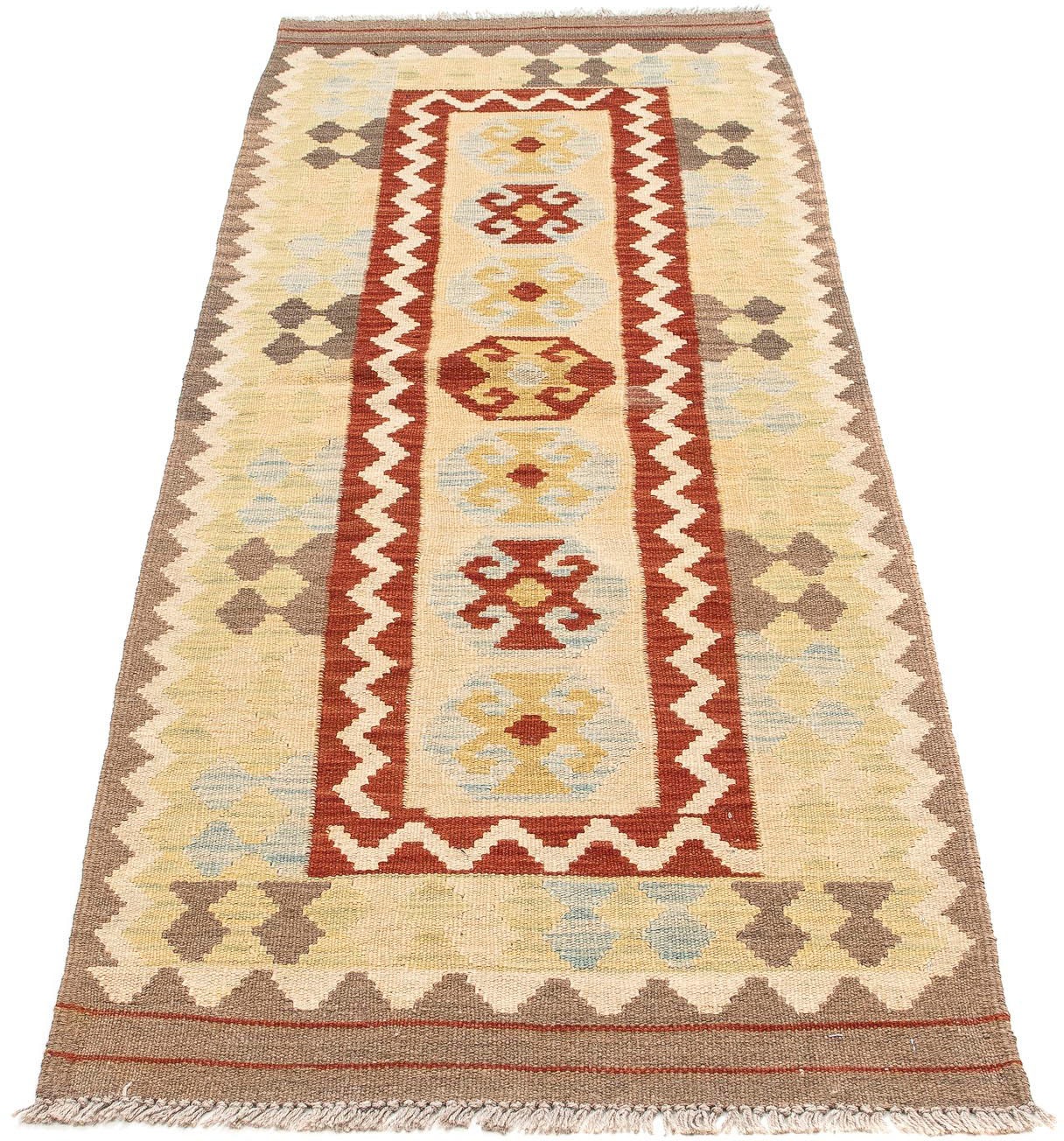 Image of morgenland Läufer »Kelim Maimene Medaillon 212 x 65 cm«, rechteckig, 0,5 mm Höhe, Wendeteppich bei Ackermann Versand Schweiz