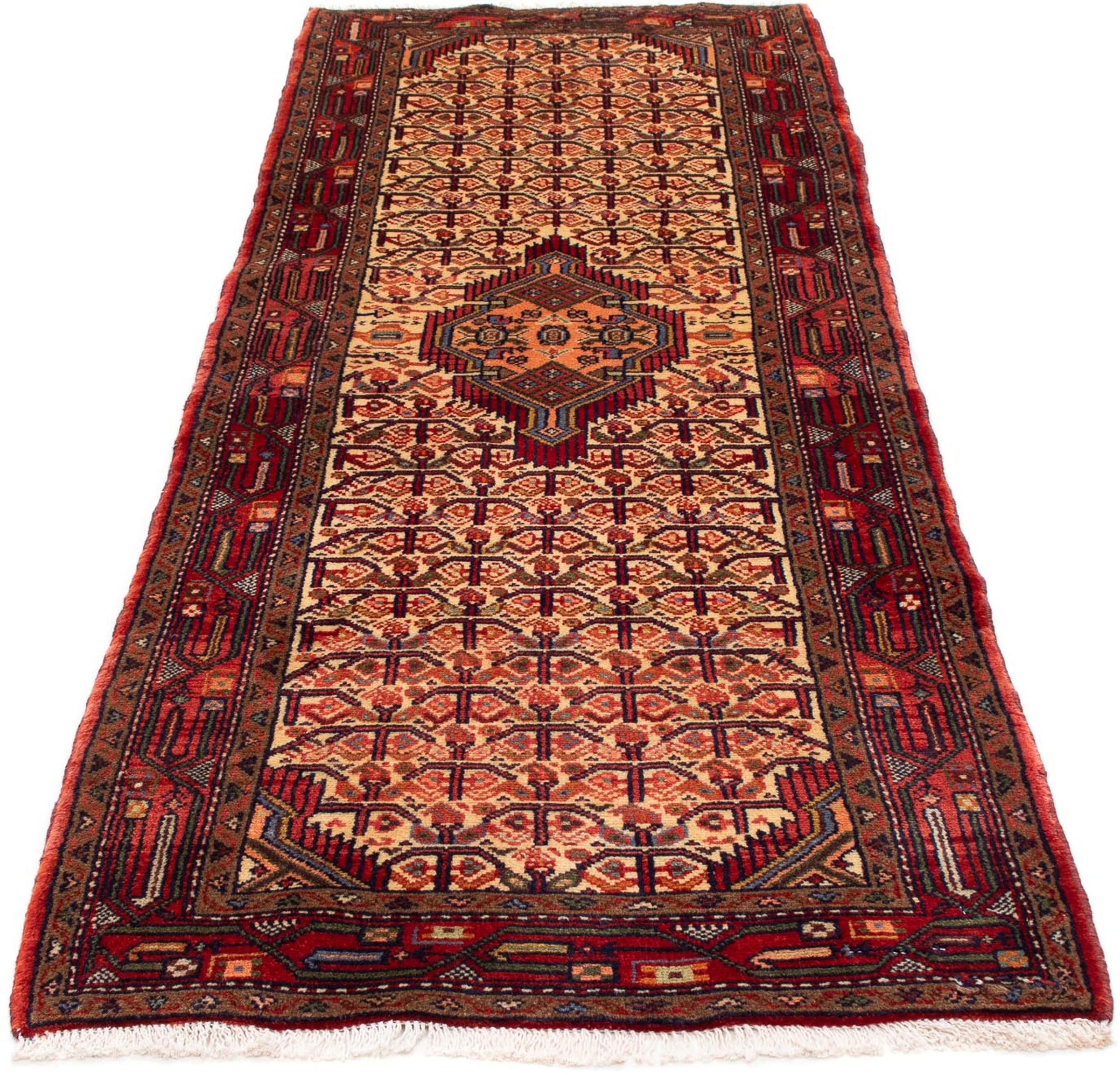 Image of morgenland Orientteppich »Perser - Nomadic - 215 x 84 cm - dunkelrot«, rechteckig, 10 mm Höhe, Wohnzimmer, Handgeknüpft, Einzelstück mit Zertifikat bei Ackermann Versand Schweiz