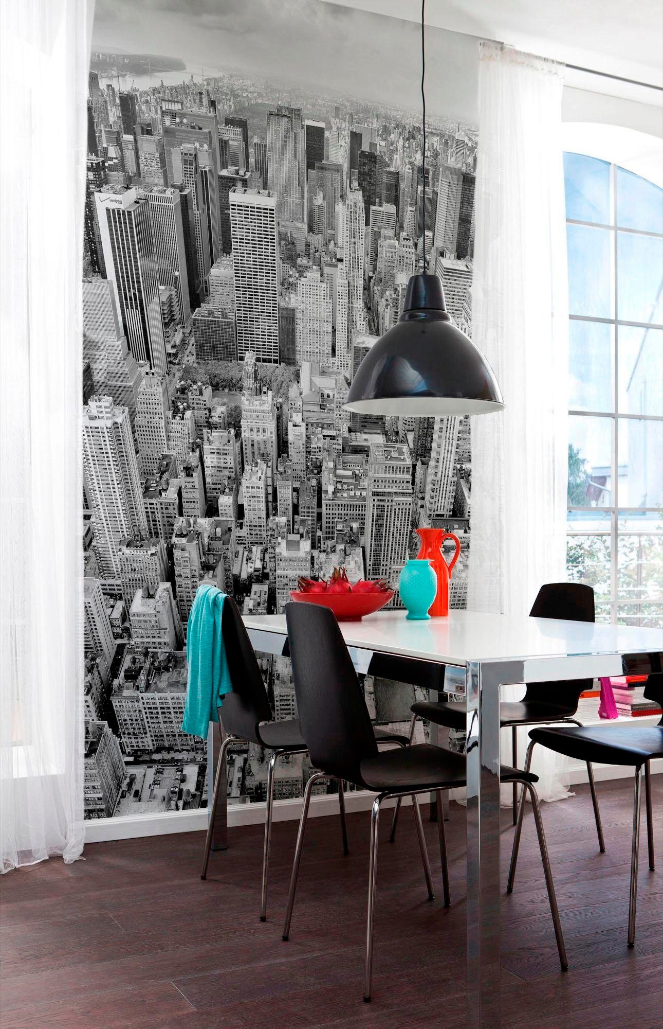 Komar Vliestapete »Digitaldruck Vlies - Uptown - Grösse 200 x 260 cm«, bedruckt, Wohnzimmer, Schlafzimmer