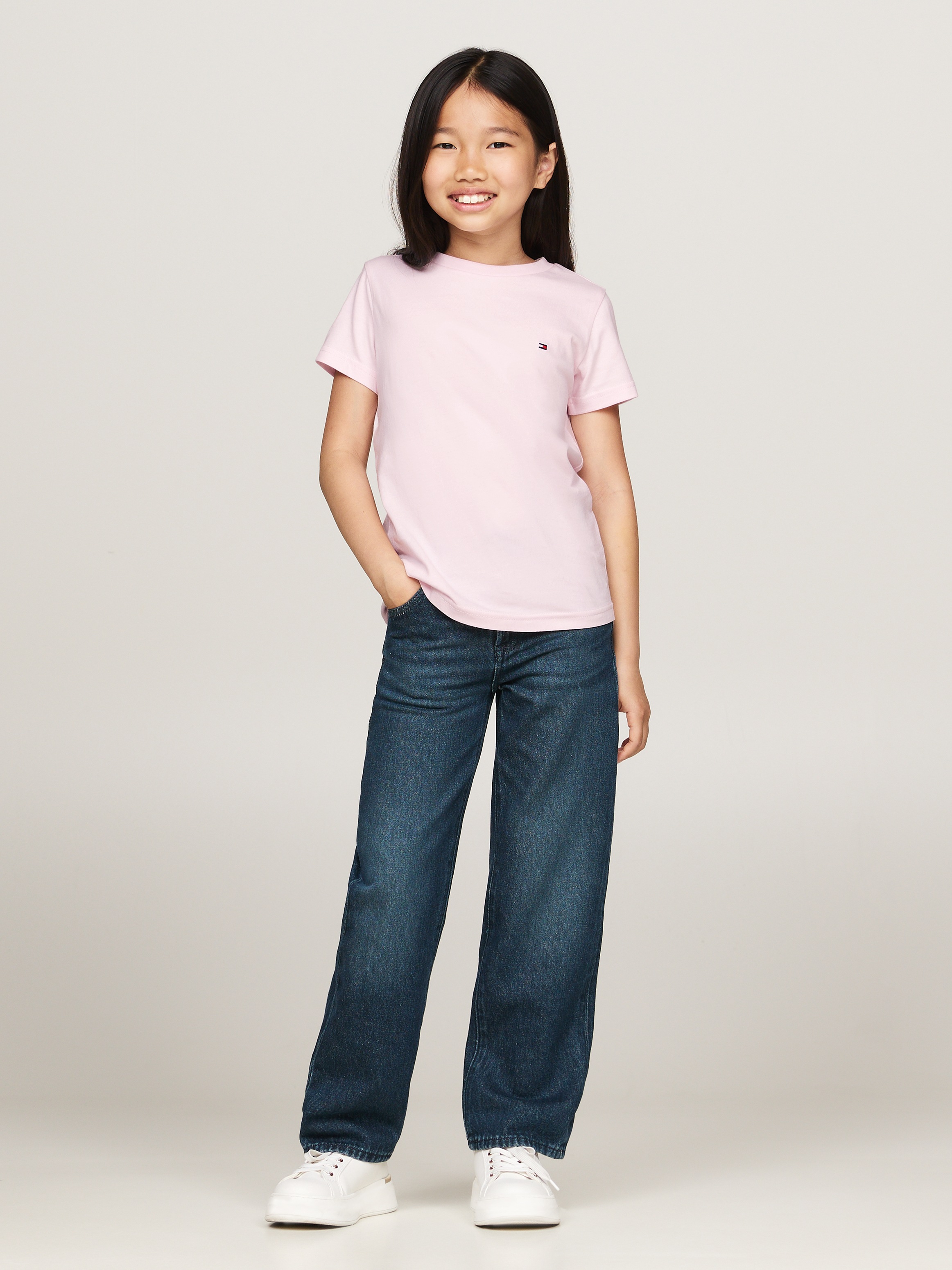 Tommy Hilfiger Underwear T-Shirt »2P CN TEE SS«, (Packung, 2 tlg., 2er-Pack), mit Logostickerei