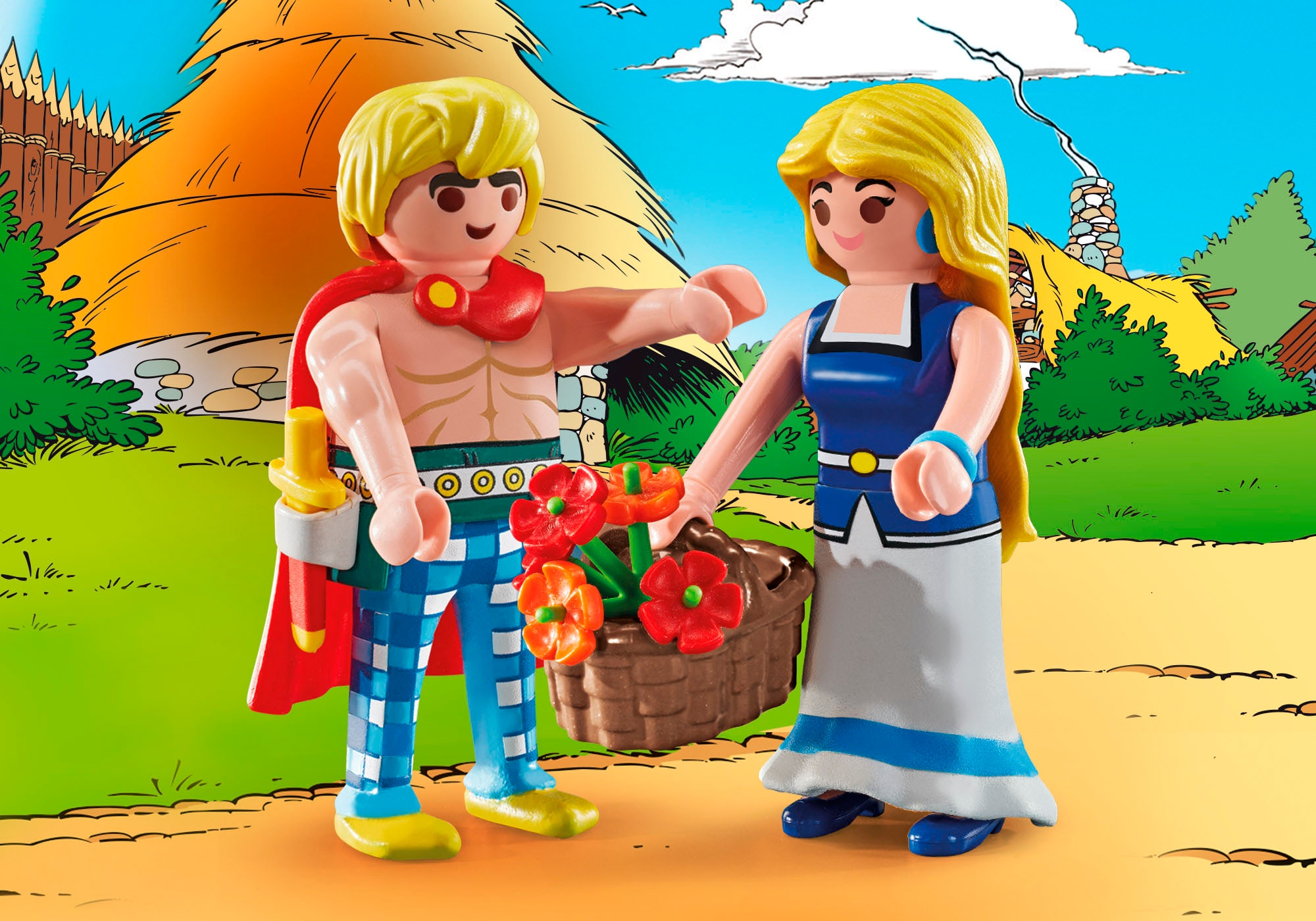 Playmobil® Jeu de construction »Tragicomix und Falbala (71544), Asterix« Made in Europe