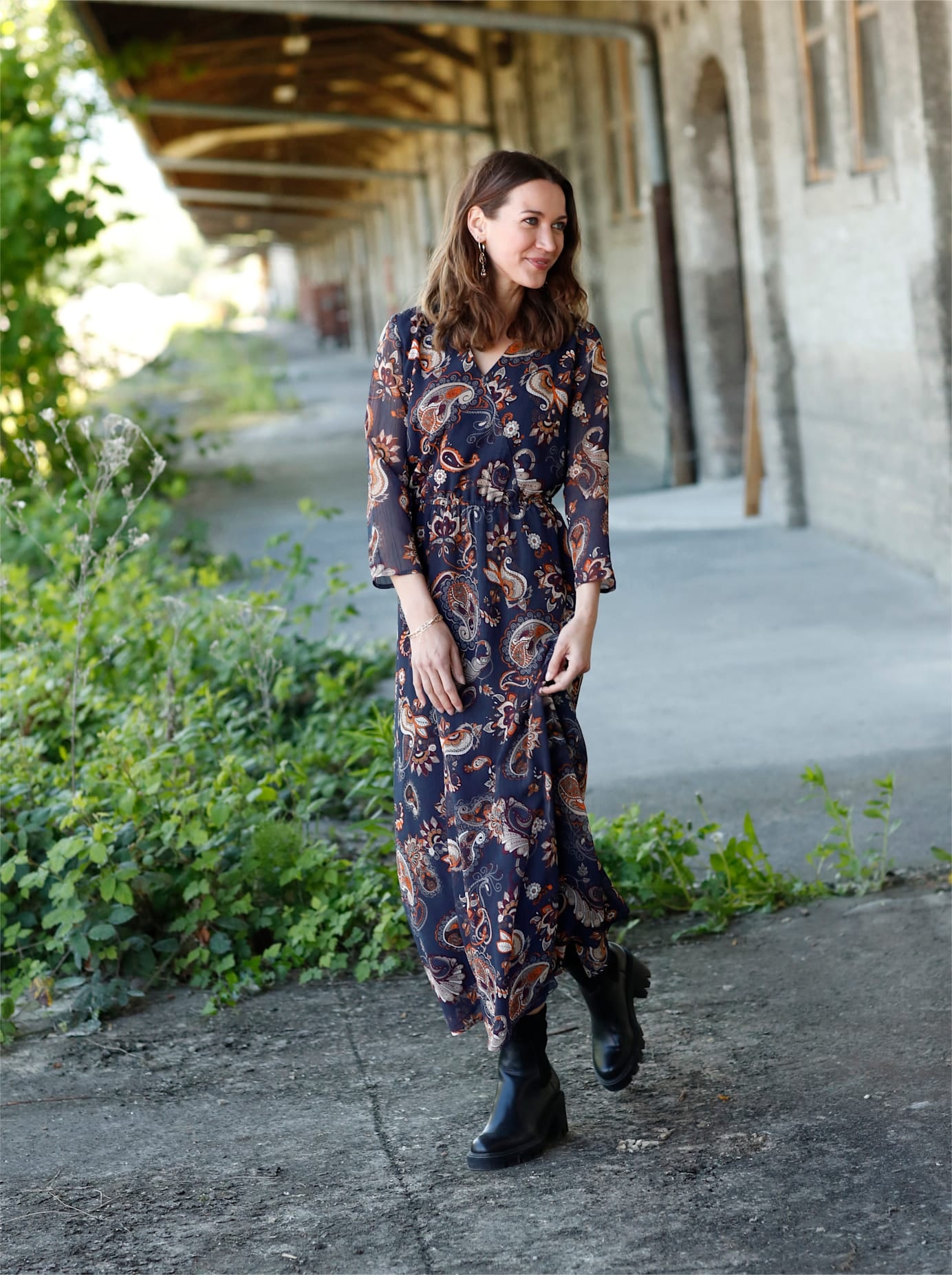 Inspirationen Maxi robe »Kleid«