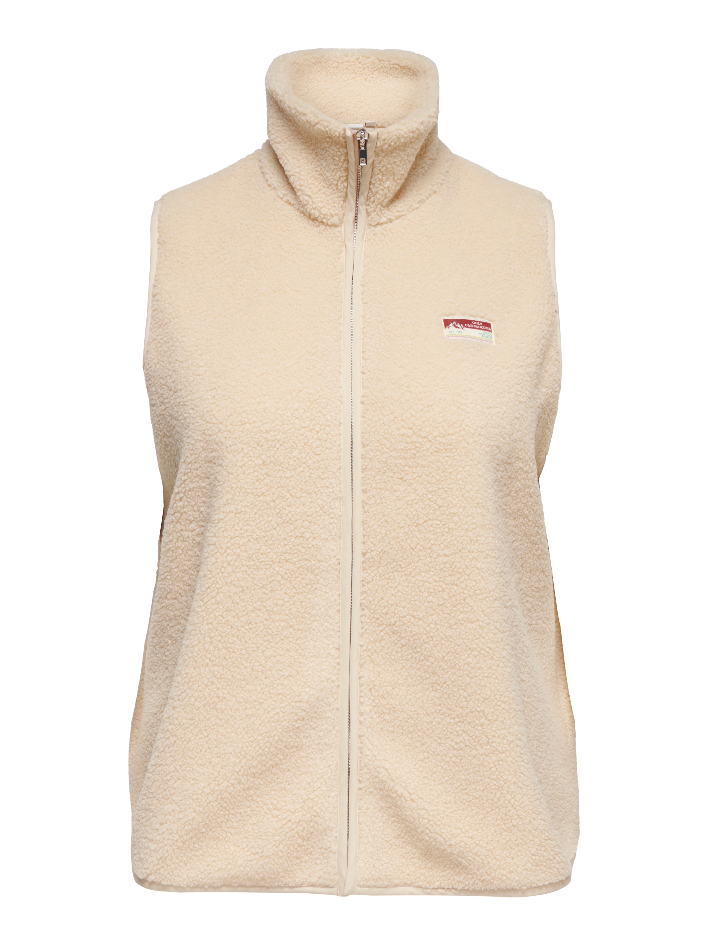 Image of ONLY CARMAKOMA Plüschweste "CARHOLLY TEDDY WAISTCOAT ZIP SWT"