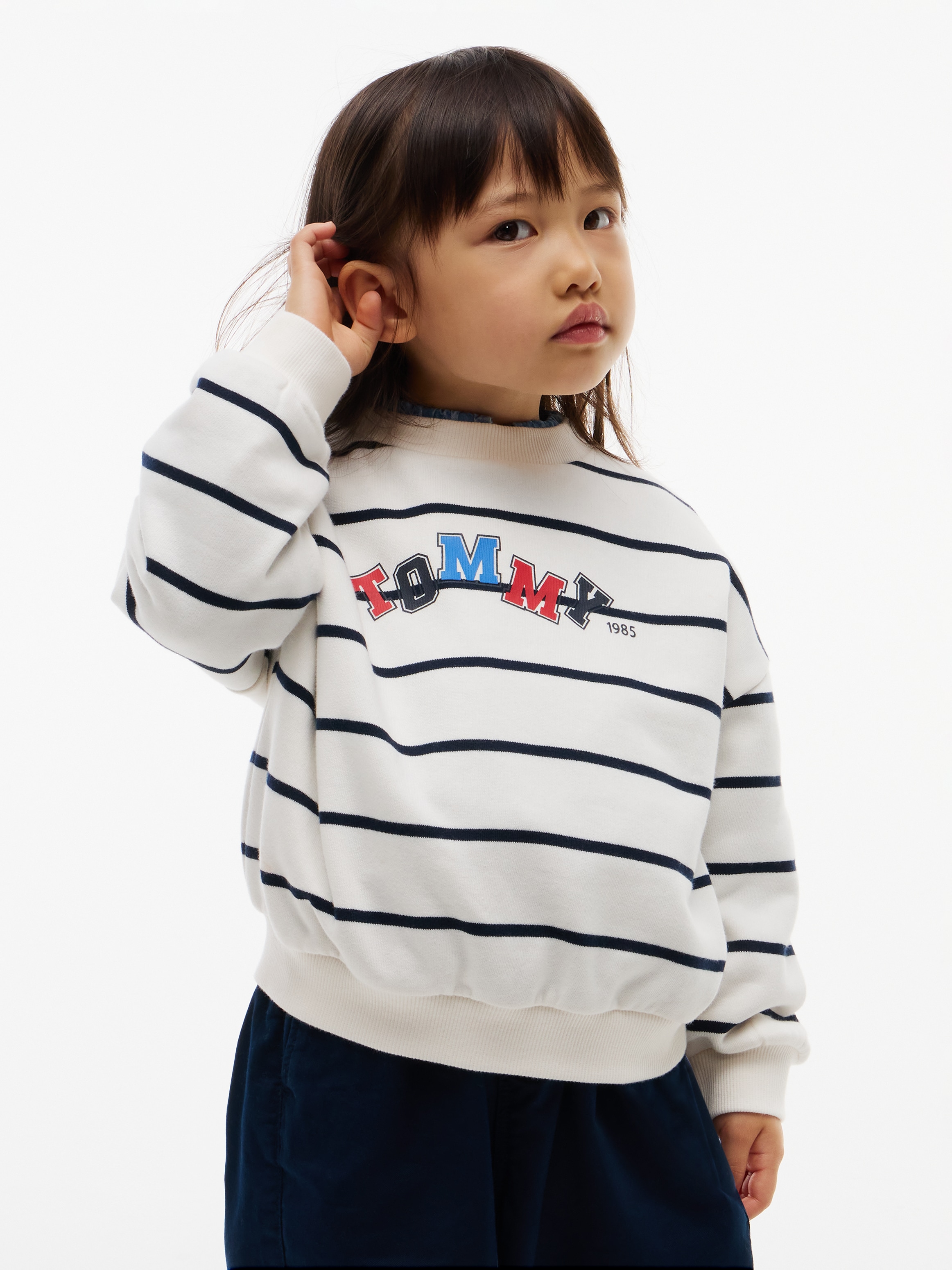 Tommy Hilfiger Sweatshirt , Rundhalsausschnitt, Regular Fit, für Babys und Kinder
