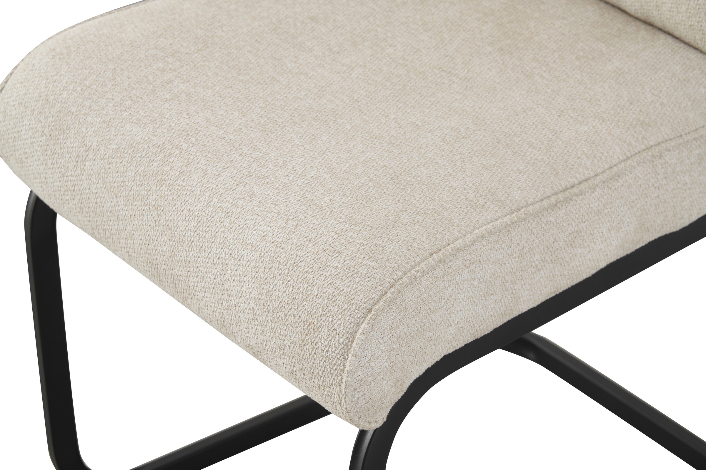 Home affaire Chaise de salle à manger »BARRIE, 2er Set, mit Metallgestell in matt schwarz« (Ensemble) 2 cuisen différentes couleurs, charge maximale par chaise 120 kg