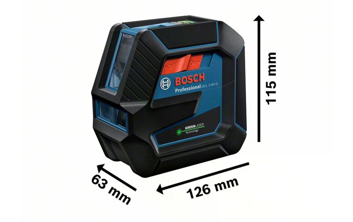 Bosch Professional Lasermessgerät »Kombilaser mit Baustativ, GCL 2-50 G 15 m«
