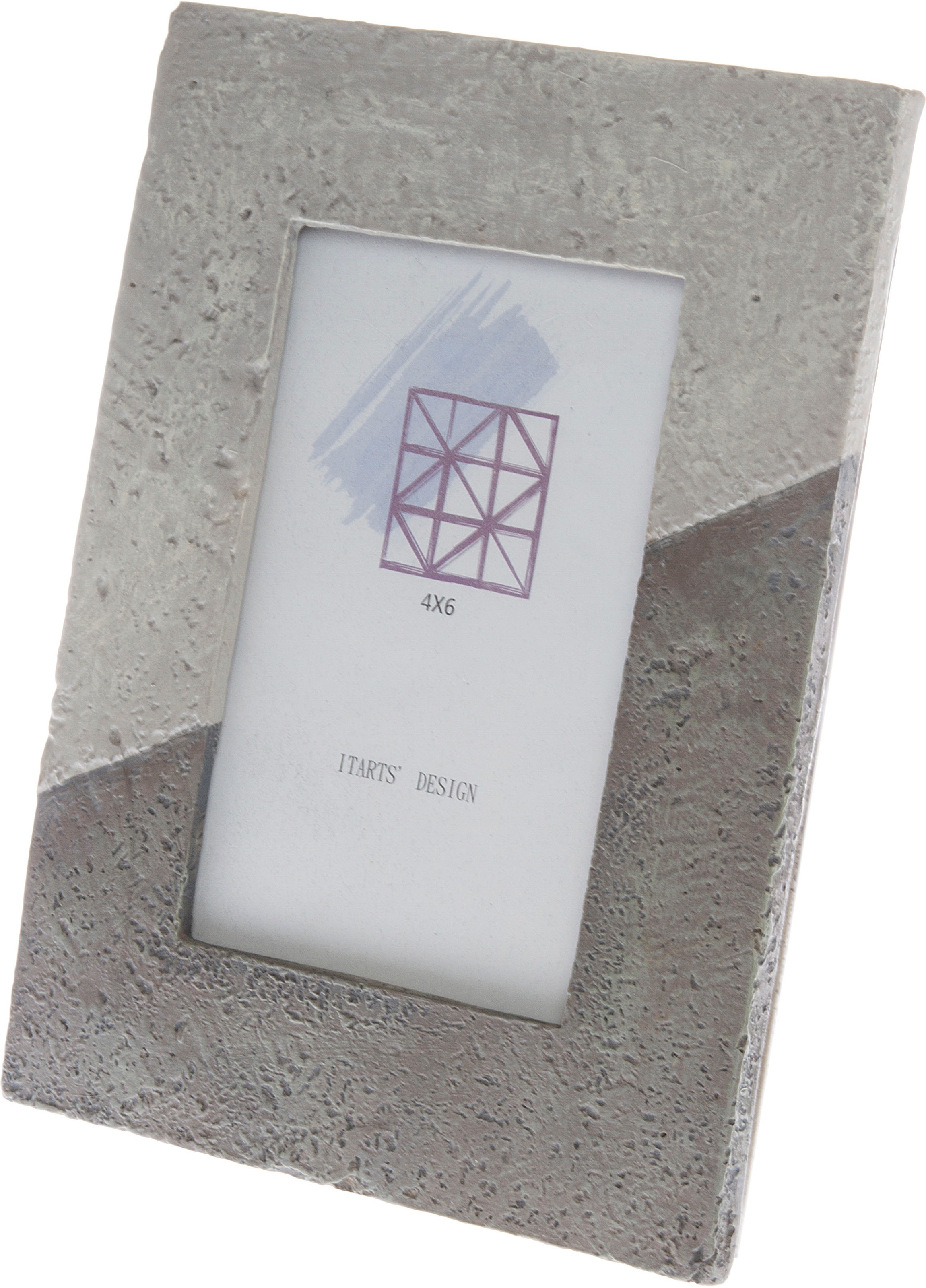 Image of Myflair Möbel & Accessoires Bilderrahmen »Irina, grau/hellbraun«, Fotorahmen, Beton Optik, Bildformat 10x15 cm bei Ackermann Versand Schweiz