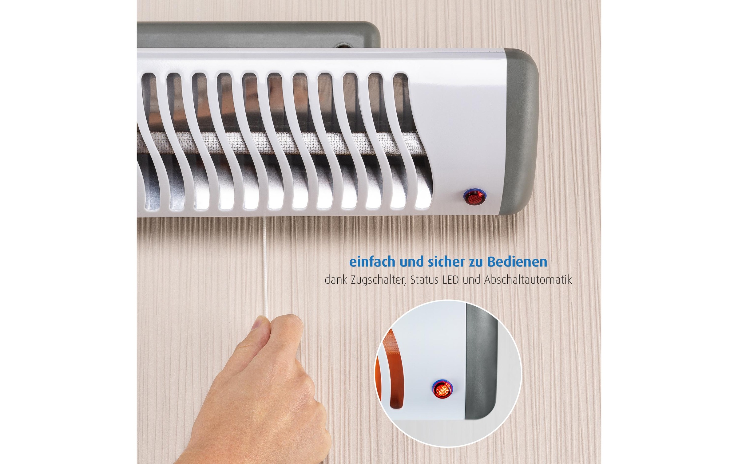 Reer Infrarotlampe »Wickeltisch-Wärmestrahler EasyHeat 500 W, zum Aufhängen«