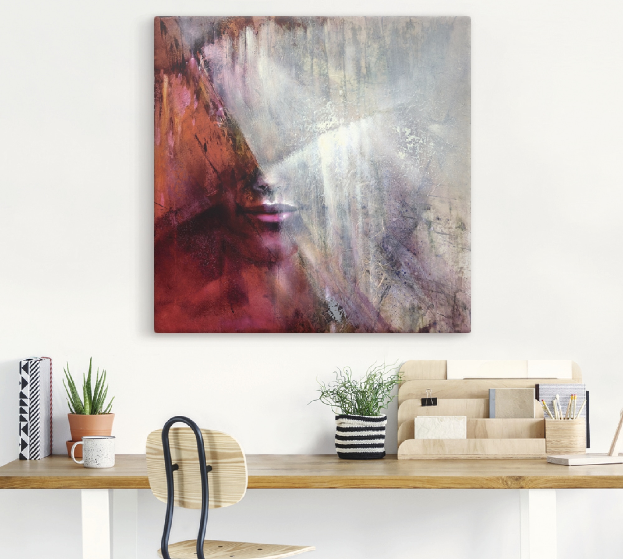 Artland Tableau sur toile »Julia« 1 cuis tlg. auf Holzrahmen gespannt