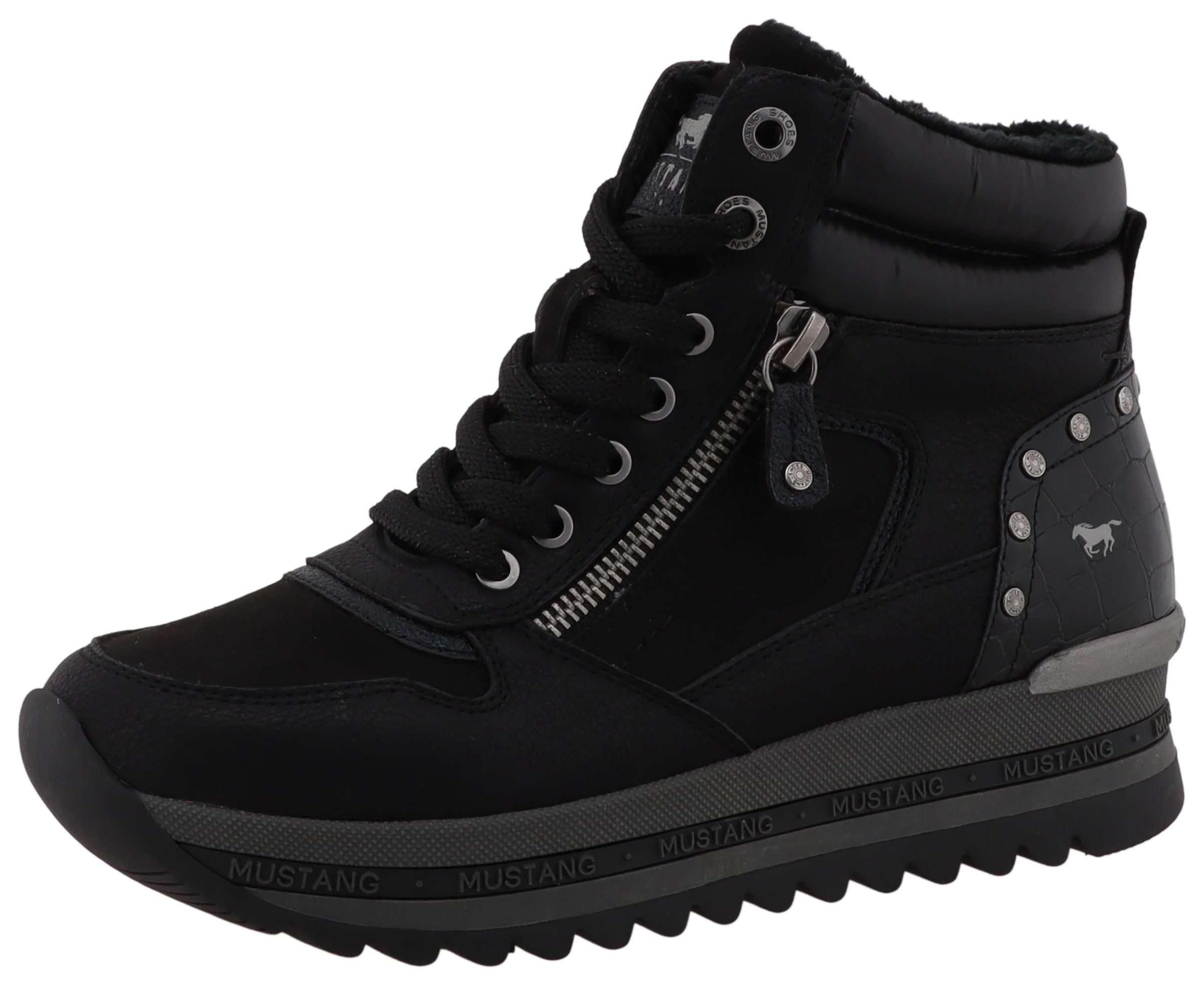 Image of Mustang Shoes Winterboots "Urbana" Plateausneaker, Winterboots mit Warmfutter