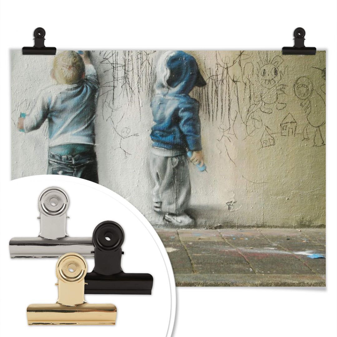 Wall-Art Poster »Graffiti Bilder kaufen (1 jetzt Wandposter Menschen, Bild, St.), drawing«, Poster, Wandbild, Boys