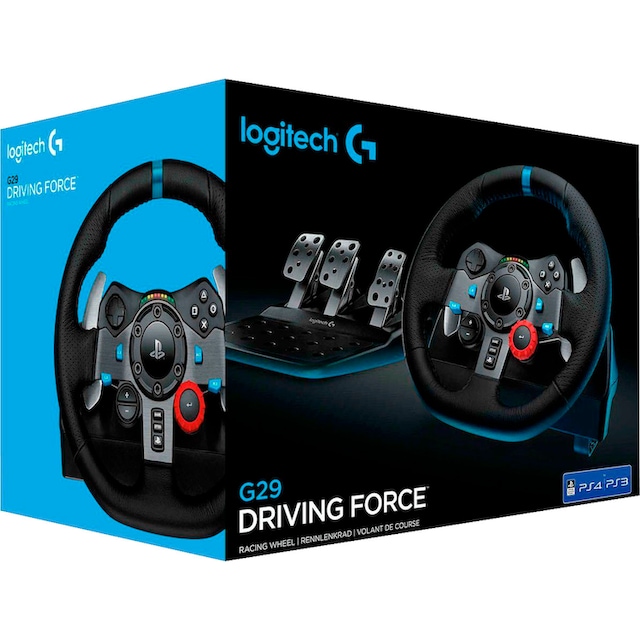 Logitech G Gaming-Lenkrad »PS4 G29 Driving Force + Gran Tourismo 7« Acheter  confortablement