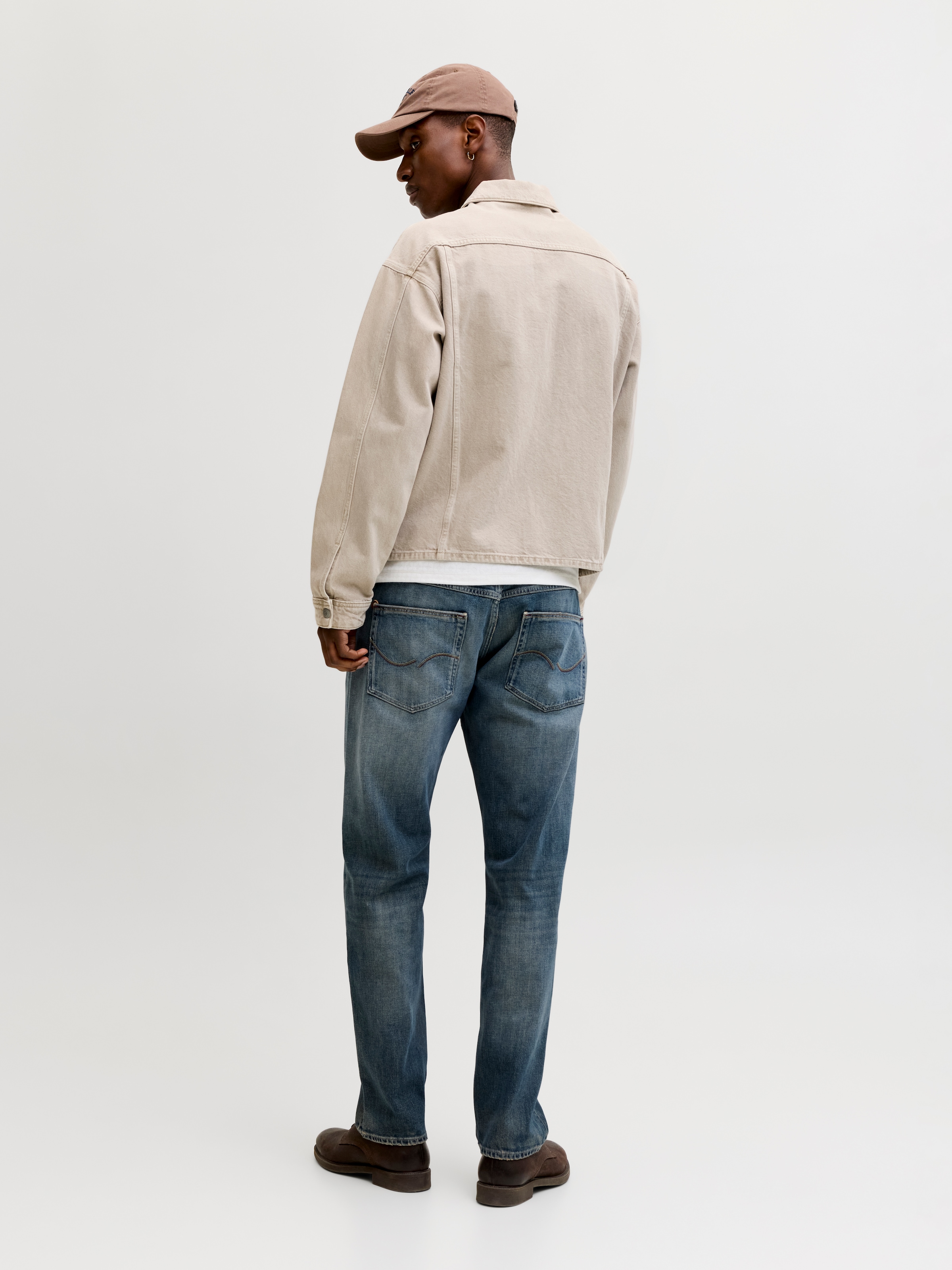 Jack & Jones Jeans taille basse »JJIMIKE JJWELLS JJ« mélange de coton, coupe comfort