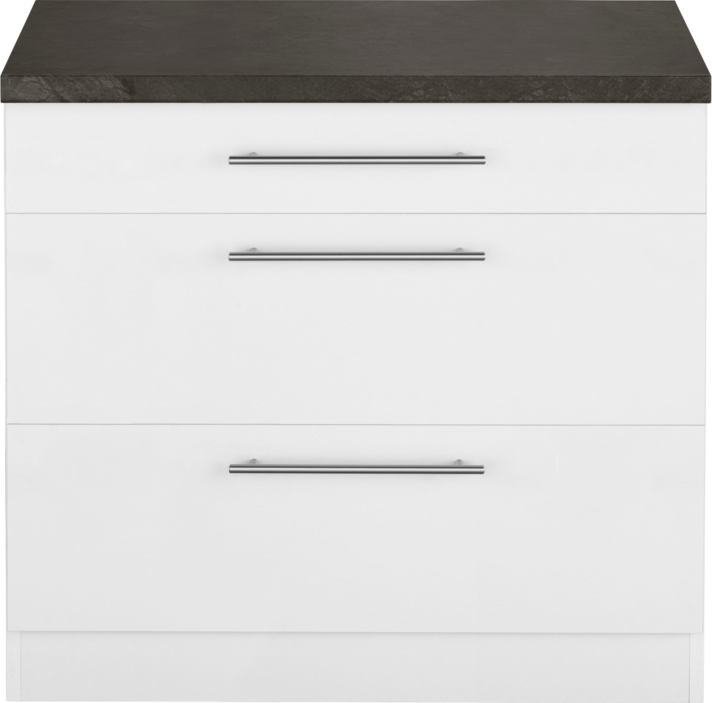 wiho Küchen Unterschrank "Unna" 90 cm breit, mit 2 großen Auszügen