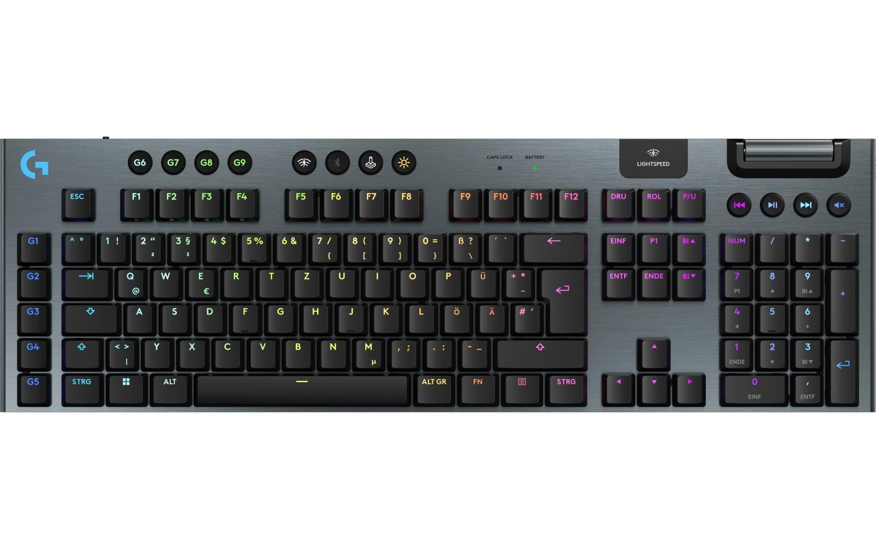 Gaming-Tastatur »G915 X Lightspeed GL Tactile«, (Ziffernblock)