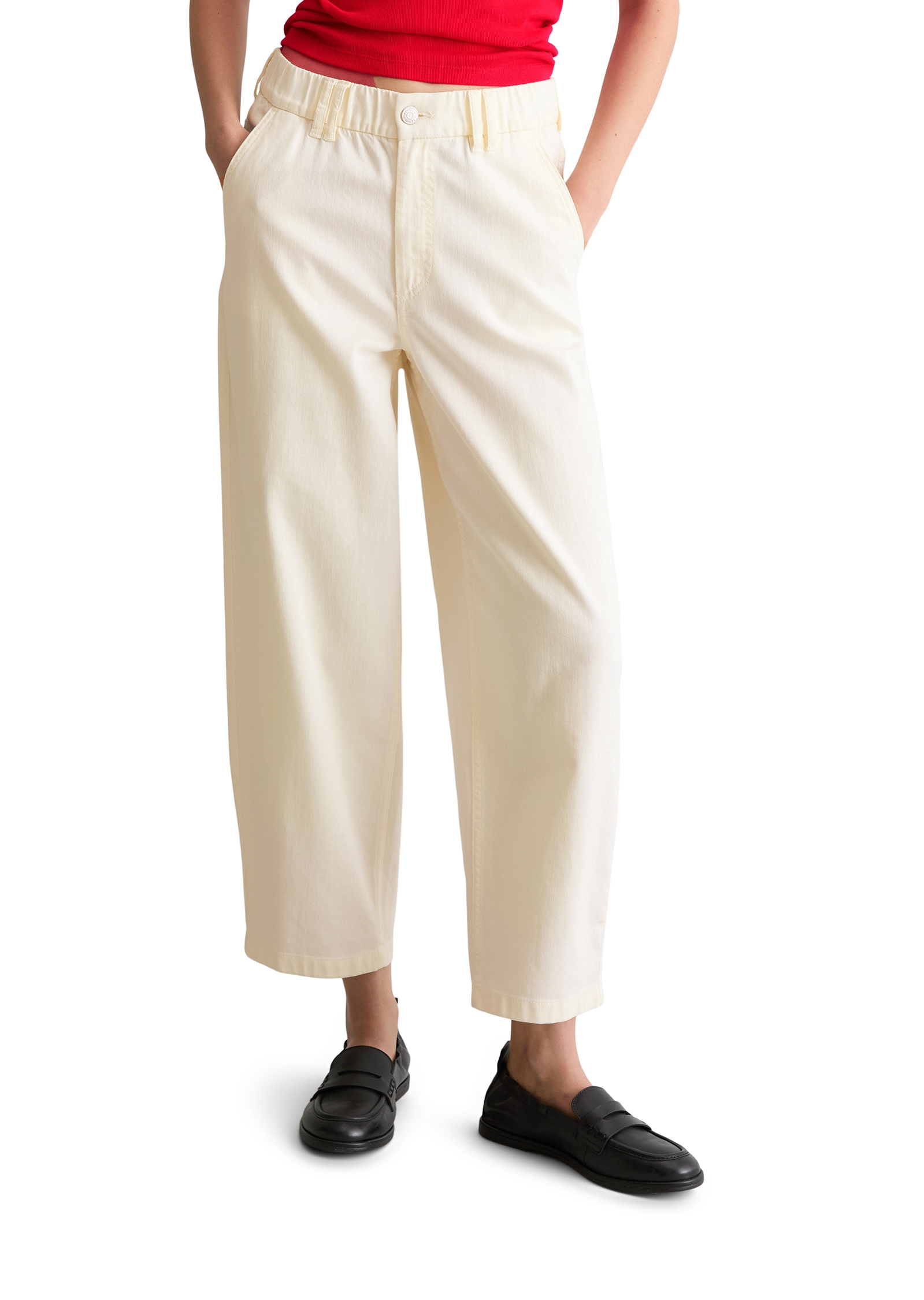 Image of Marc OPolo DENIM 7/8-Hose Relaxed Shape, elastischer Bund