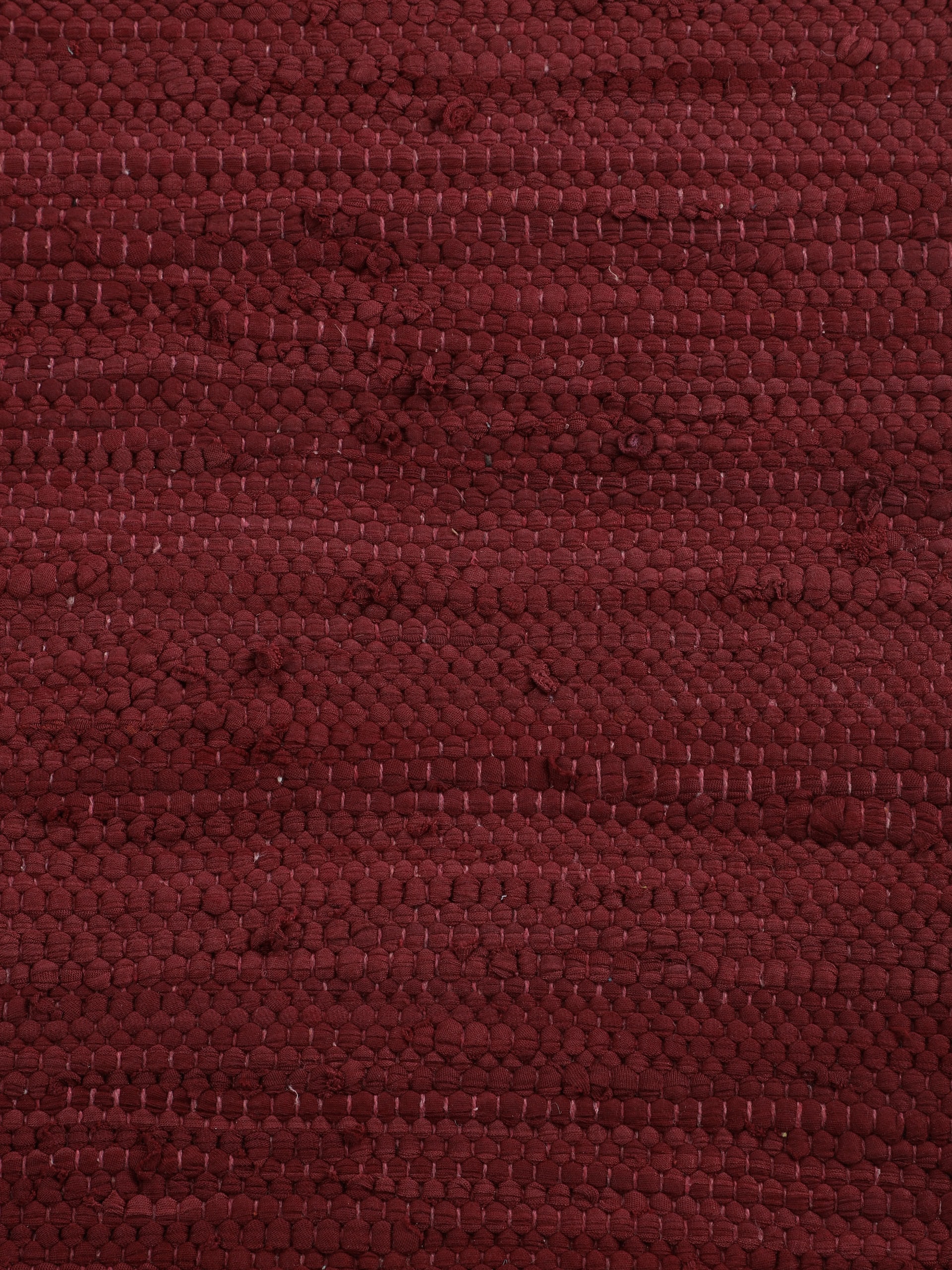 carpetfine Teppich »Kelim Chindi uni, auch als Läufer«, rechteckig, 5 mm Höhe, Wendeteppich, reine Baumwolle, handgewebt, Uni-Farben, mit Fransen