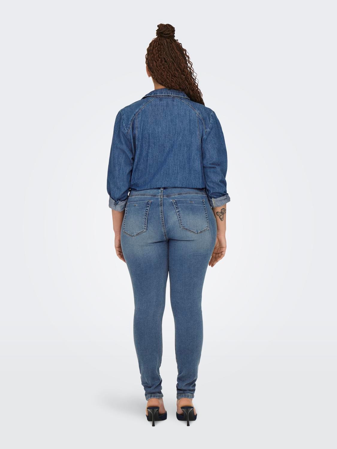 ONLY CARMAKOMA Skinny-fit-Jeans »CARFOREVER HIGH HW SKINNY JOGG DNM BJ«