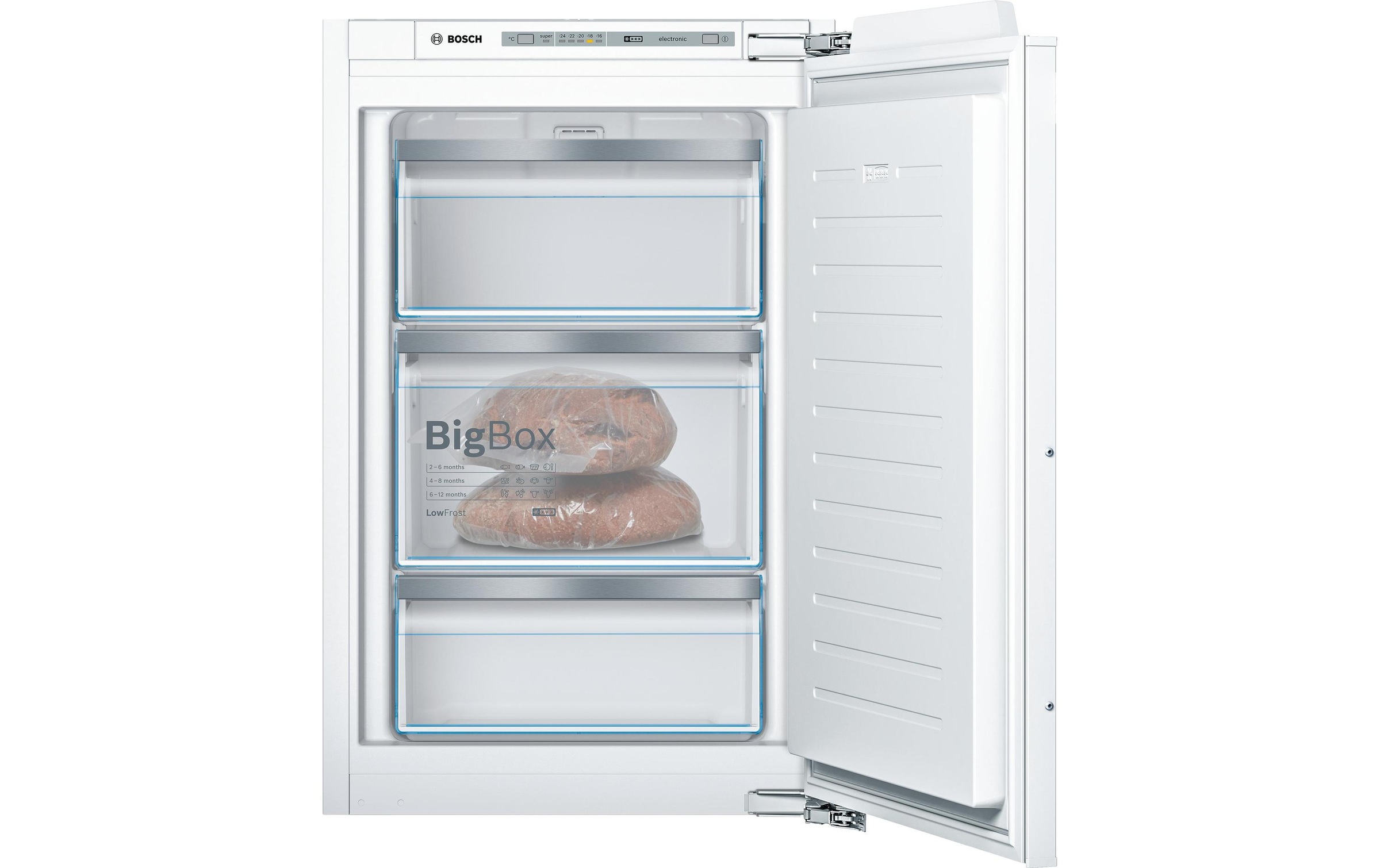 BOSCH Einbaugefrierschrank »Einbaugefrierschrank GIV21AFE0«, 87,4 cm hoch, 55,8 cm breit