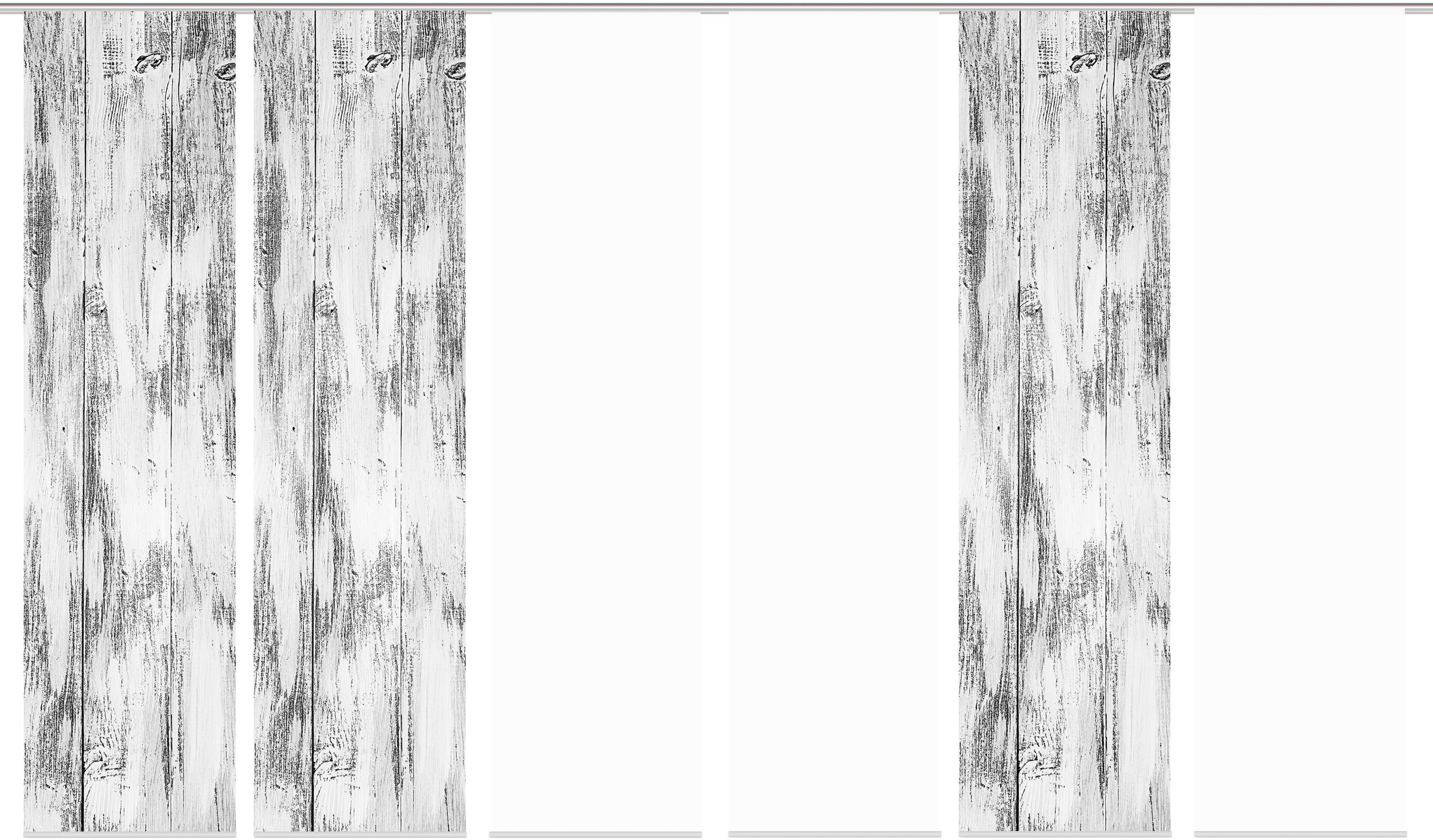 Image of HOME WOHNIDEEN Schiebegardine »HOLARI 6er SET«, (6 St.), Dekostoff-Seidenoptik, Digital bedruckt bei Ackermann Versand Schweiz