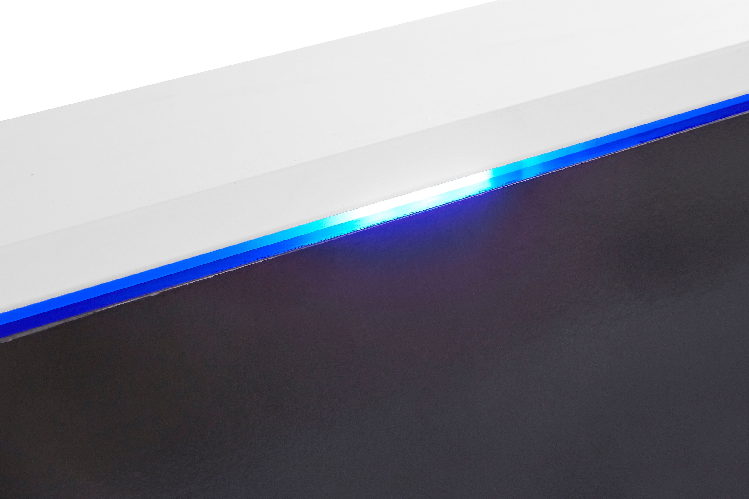 priess Nachtkommode mit LED-Beleuchtung und Push-to-open