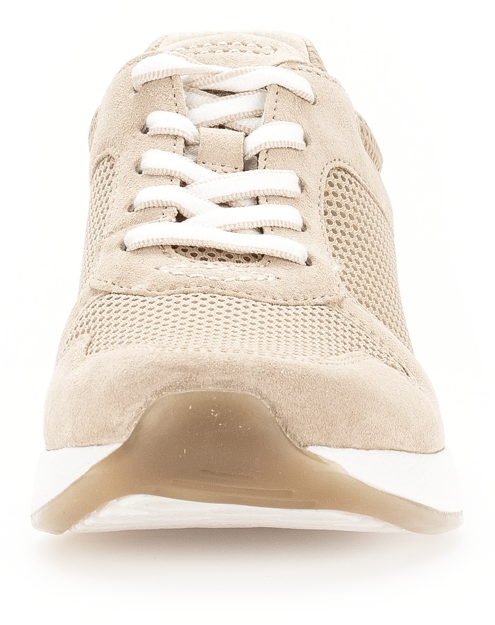 rollingsoft Keilsneaker  , Freizeitschuh, Halbschuh, Schnürschuh im sommerlichem Materialmix