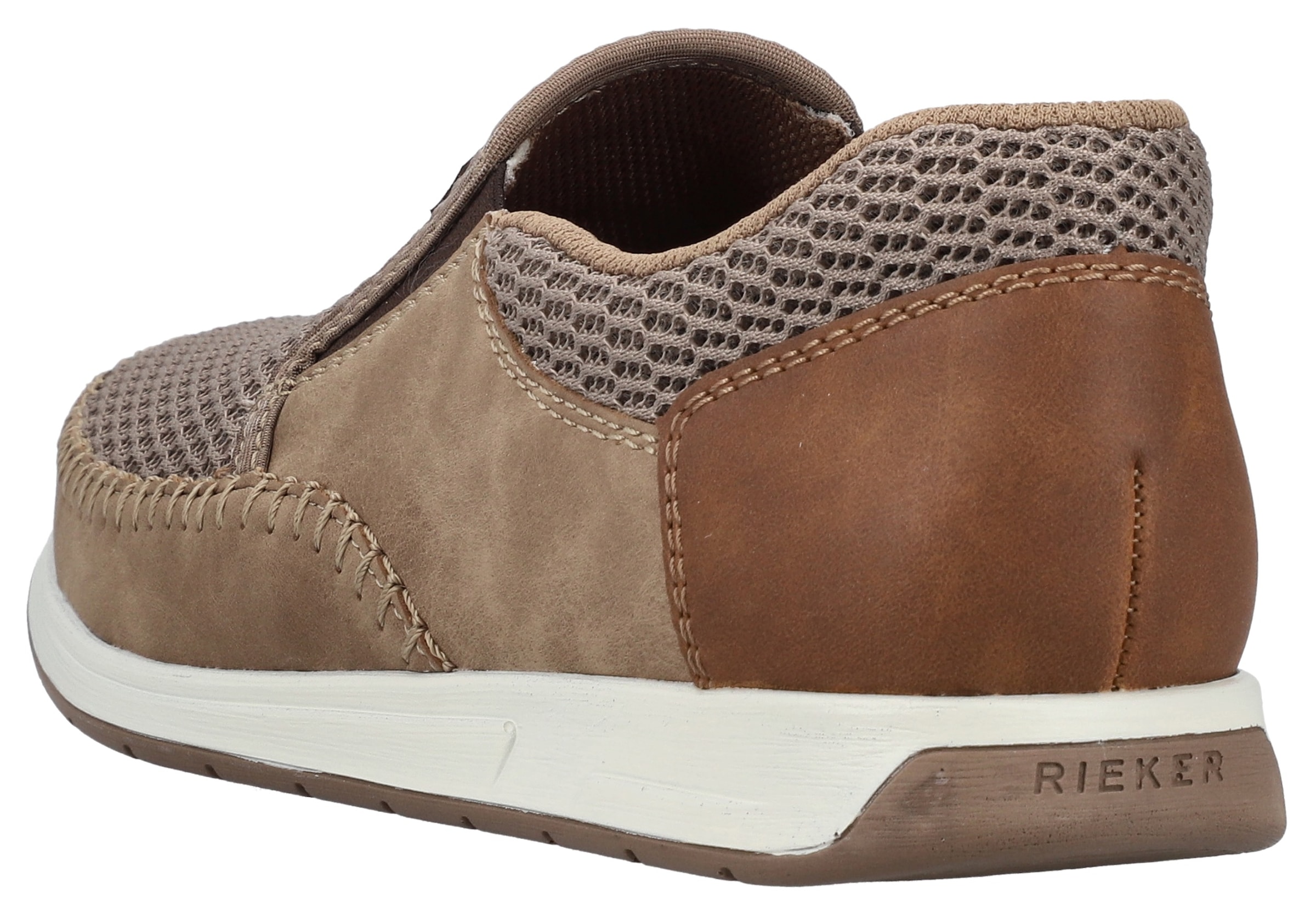 Rieker Slipper  Sneaker slip-on, chaussure à enfiler avec inserts stretch