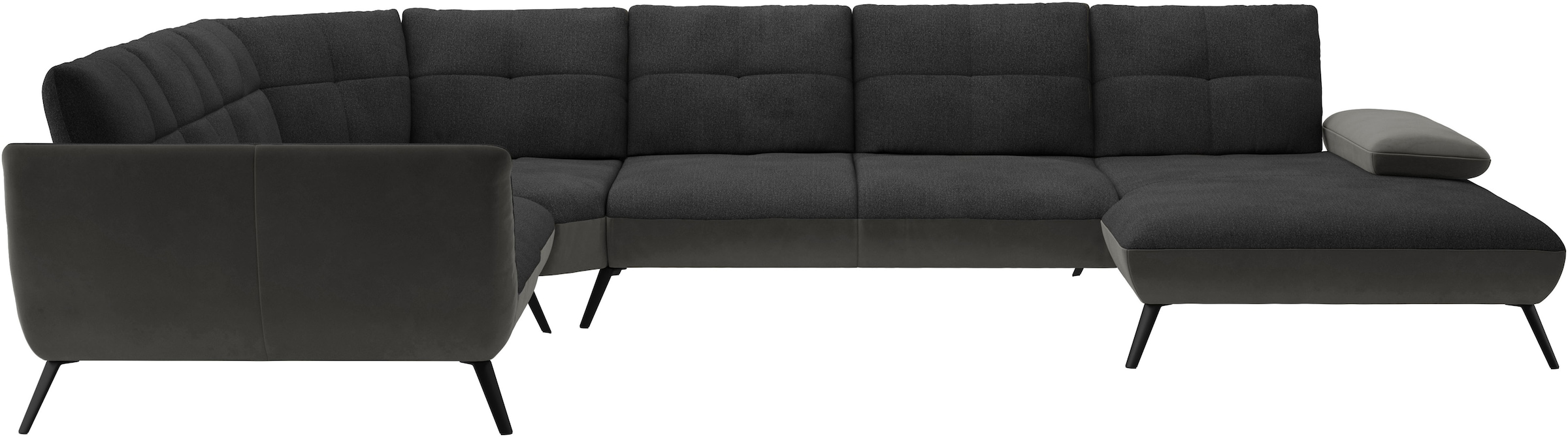 Places of Style Wohnlandschaft »Mikado U-Form«, inkl. Sitztiefenverstellung und Armteilverstellung