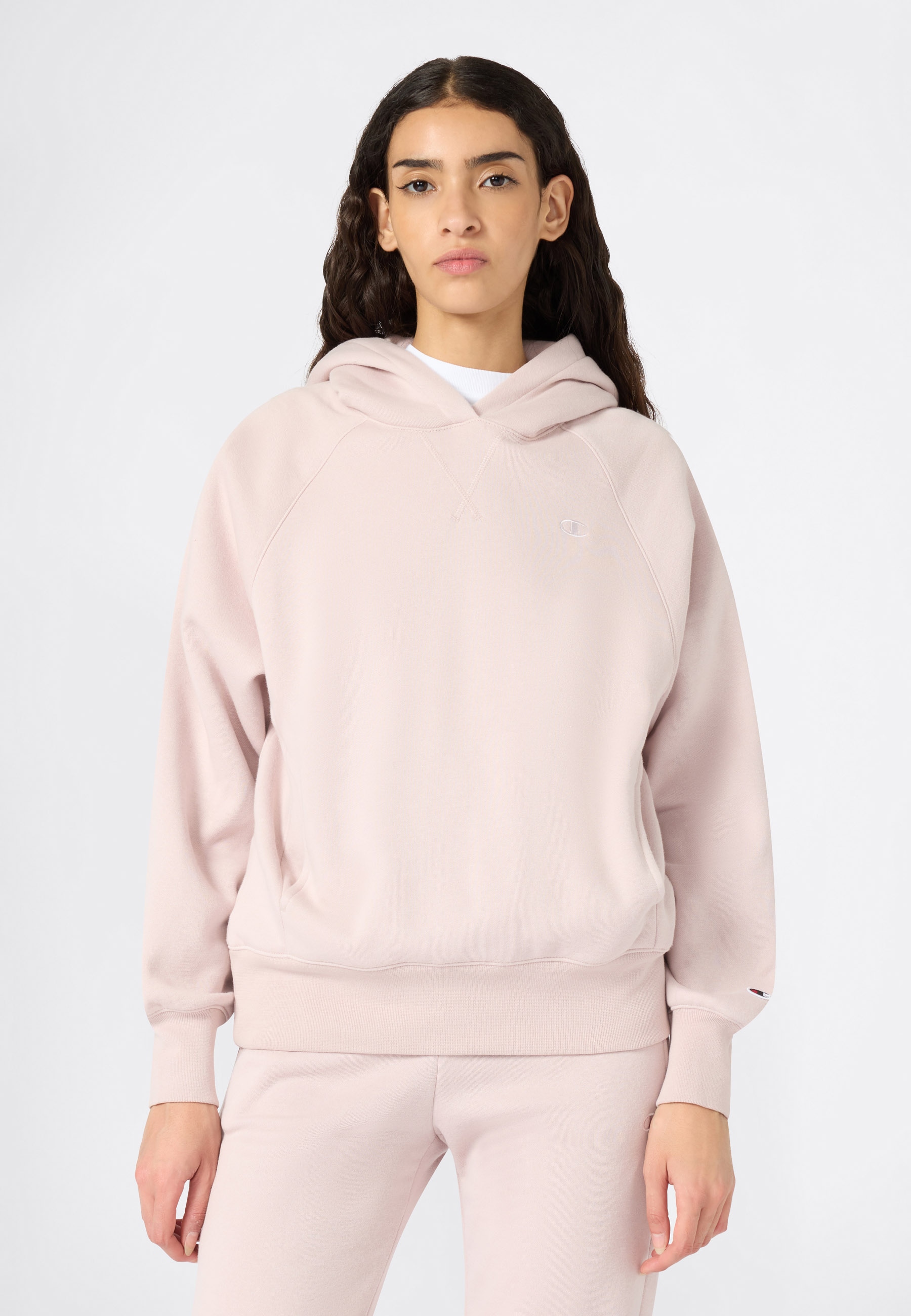 Image of Champion Kapuzensweatshirt "Hooded Sweatshirt", aus Baumwolle und Polyester, in den Grössen XS bis XL
