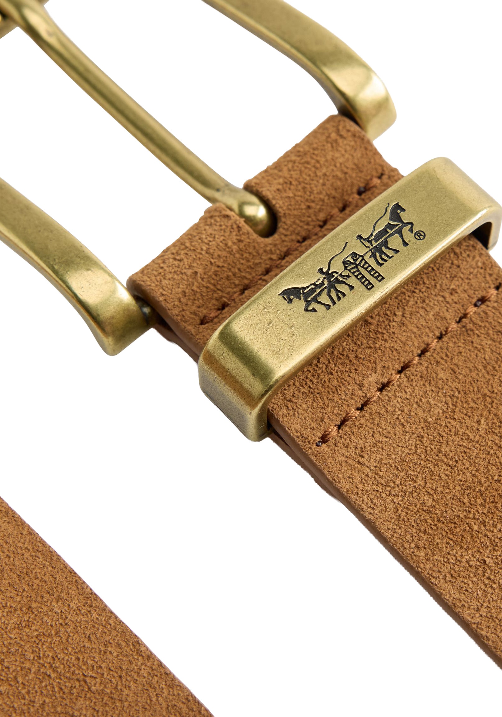 Levi's® Ledergürtel »METAL TWO HORSE KEEPER BELT«, mit Metallschliesse