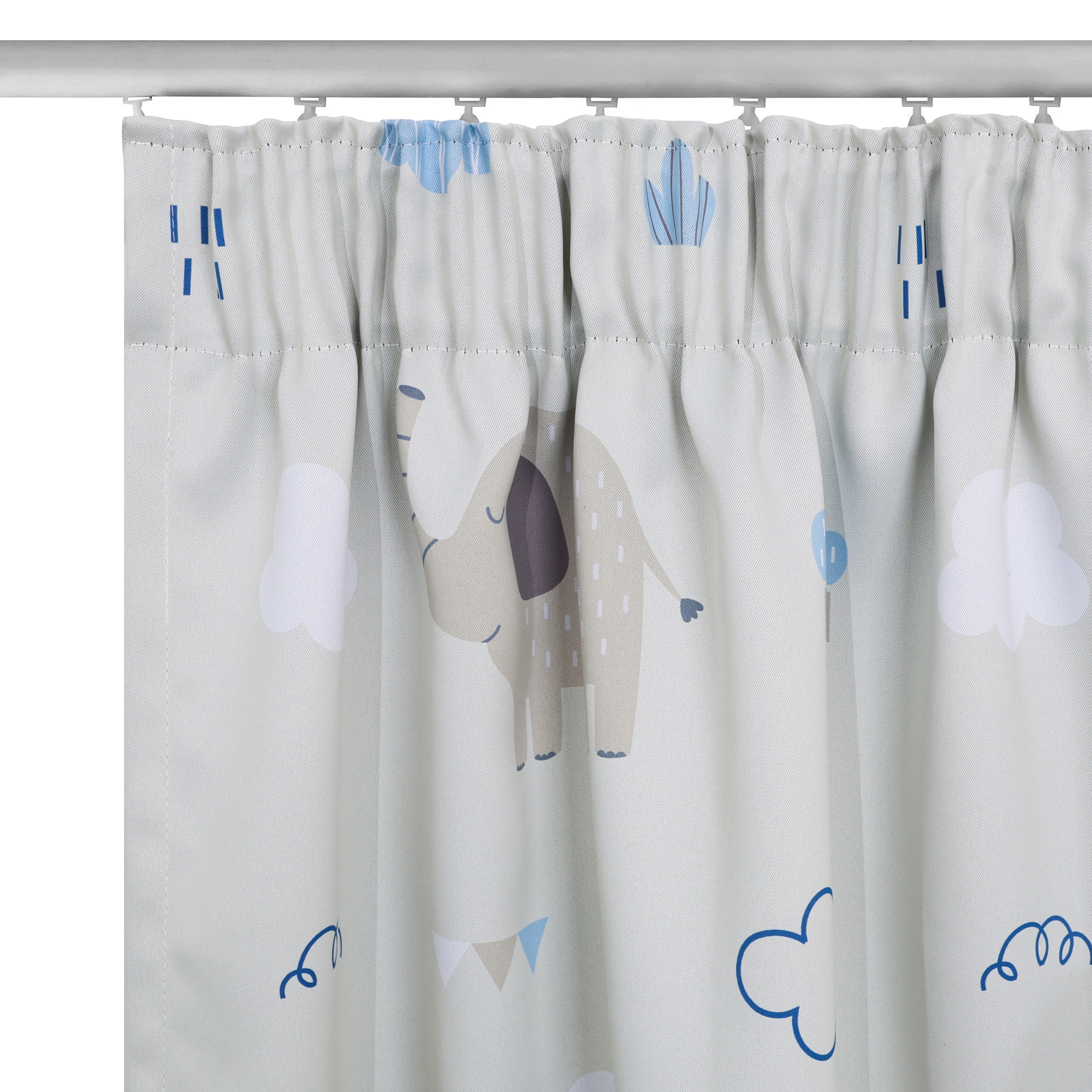GOODproduct »Maurrice« Bande multifonctionnelle 1 cuis tlg. opaque, bande multifonction, facile d'entretien, motif éléphant