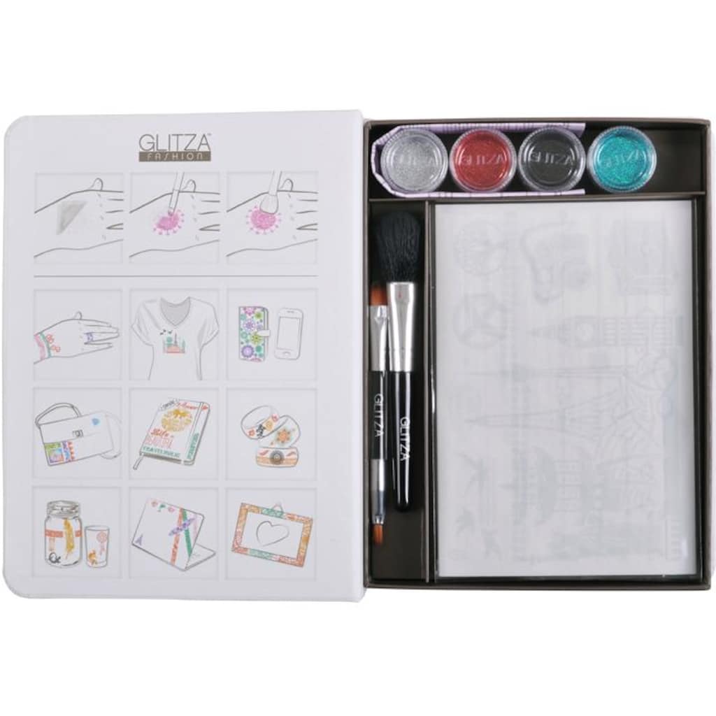 Knorrtoys® Kreativset »GLITZA FASHION Deluxe Set Urban«, (Set)