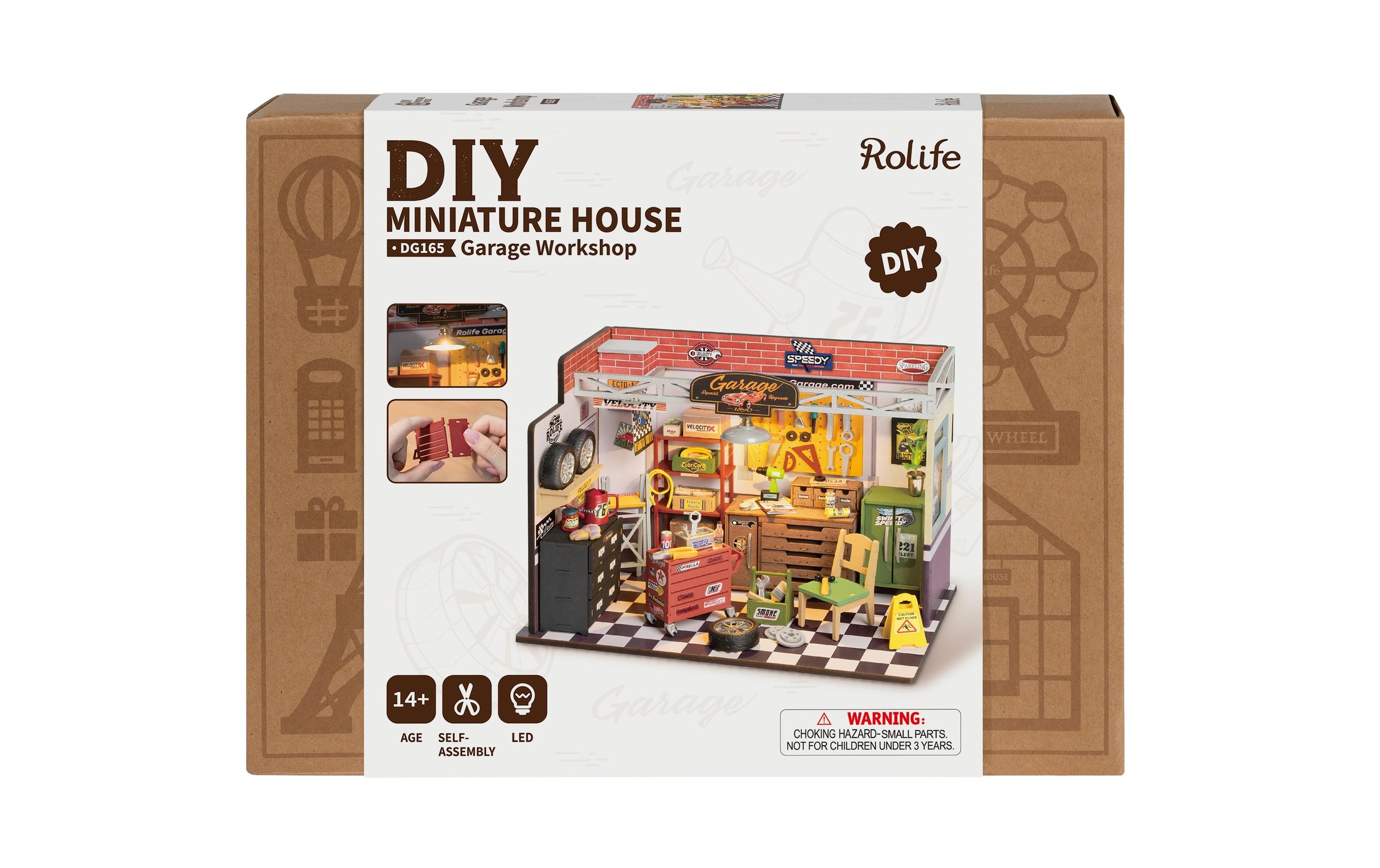Image of Modellbausatz "RoboTime Garage Workshop 157-teilig"