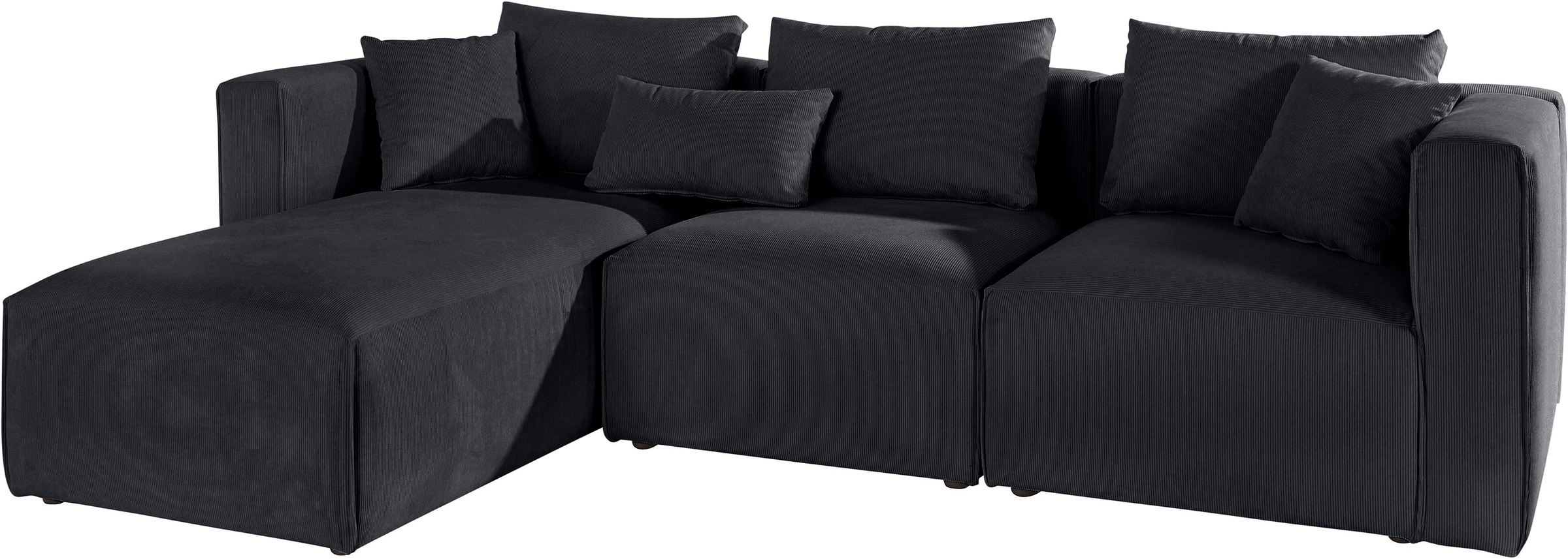 Home affaire Ecksofa »Comfine L-Form«, zusammengesetzt aus Modulen, 3 Bezugsqualitäten und viele Farben