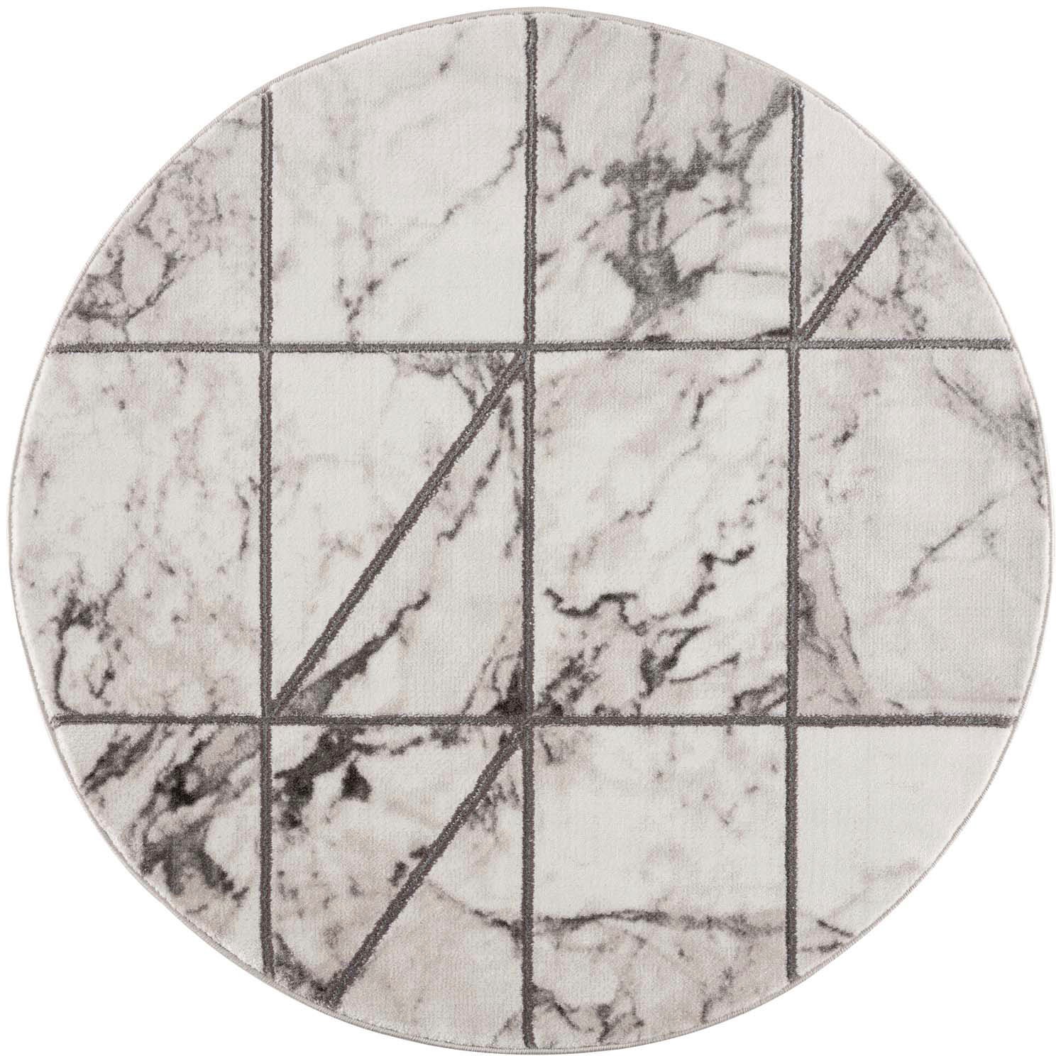 Image of Carpet City Teppich »Noa 9288«, rund, 11 mm Höhe, Kurzflor, Modern, Weicher For, Pflegeleicht, ideal für Wohnzimmer & Schlafzimmer bei Ackermann Versand Schweiz