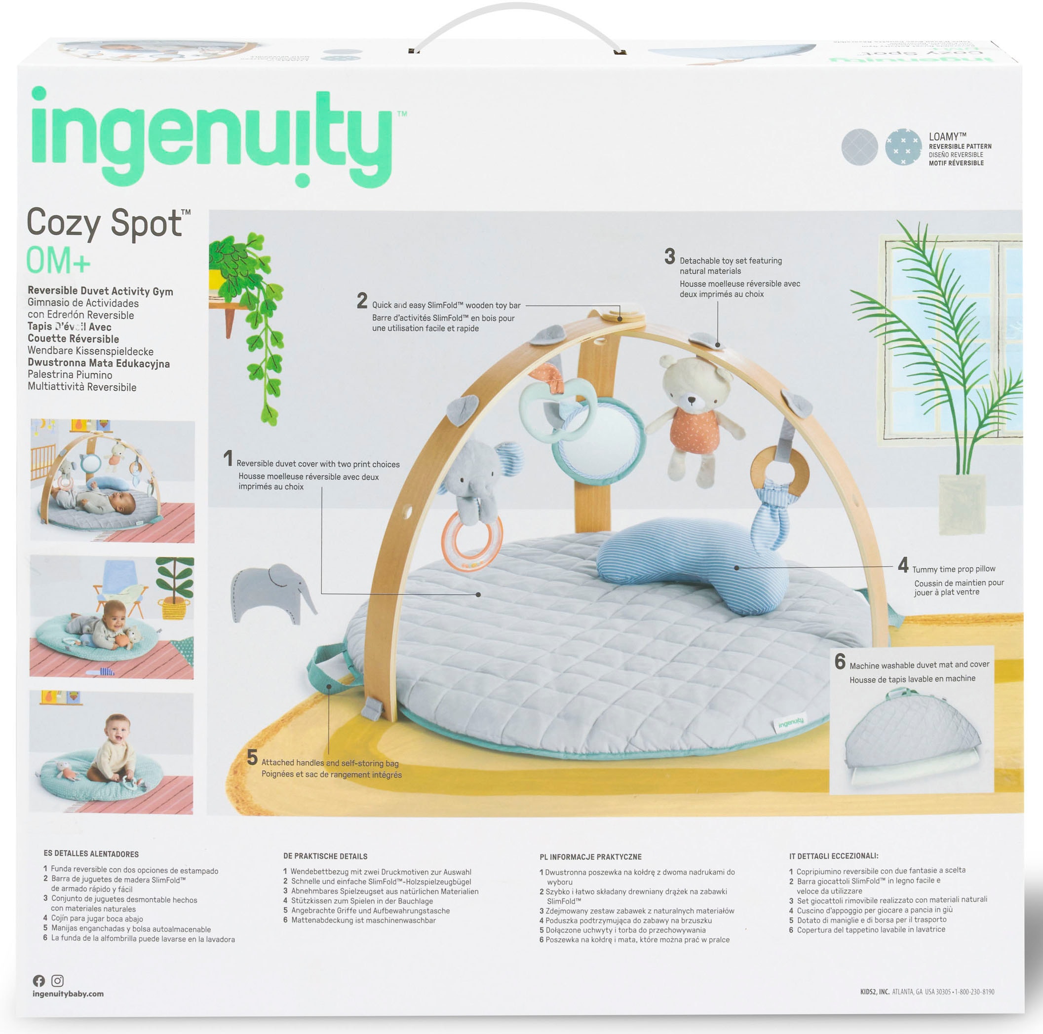 ingenuity Spielbogen »Spieldecke Cozy Spot™ Loamy«, aus Holz