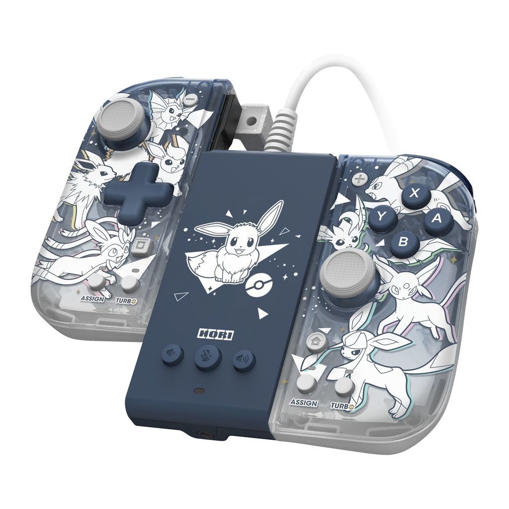Hori Nintendo-Controller »Split Pad Compact inkl. Adapter - Eevee Evolutions Evoli«