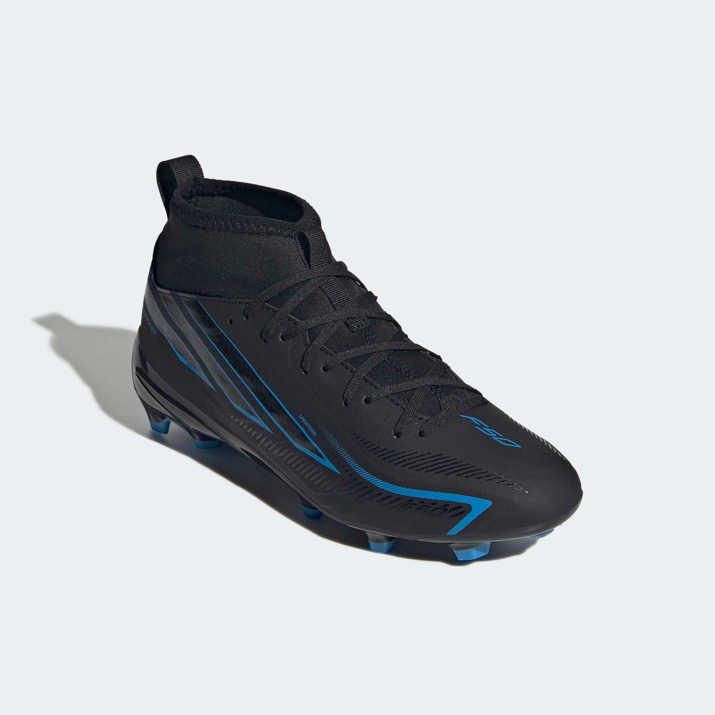 Image of adidas Performance Fussballschuh "F50 HYPERFAST ELITE KIDS, MITTELHOCH, FESTE BÖDEN" für Rasen und feste Böden, gespielt bei der WM