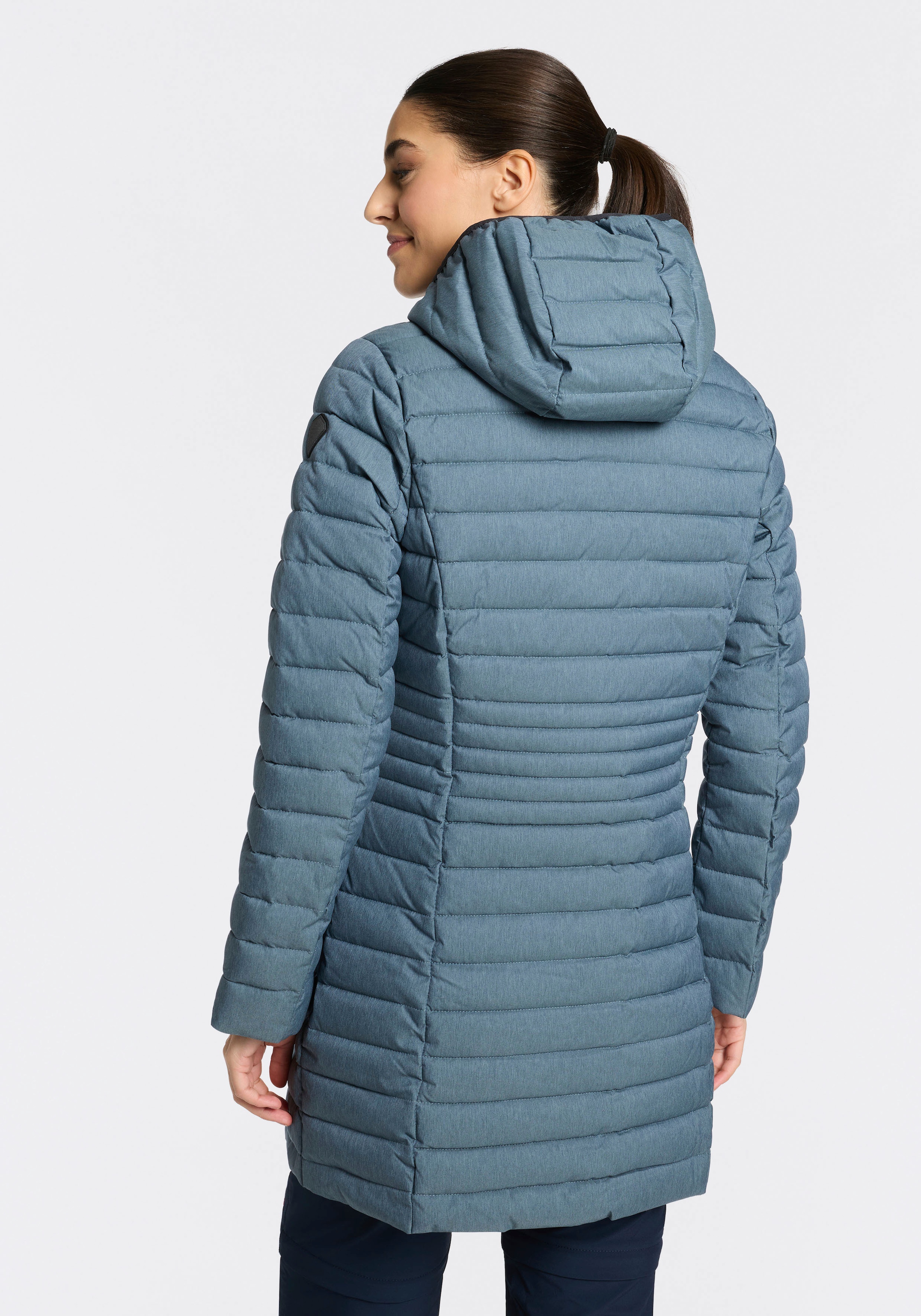 G.I.G.A. DX by killtec Manteau matelassé »CAFORLA OT« avec capuche, poches passepoilées, coupe-vent, déperlant, léger