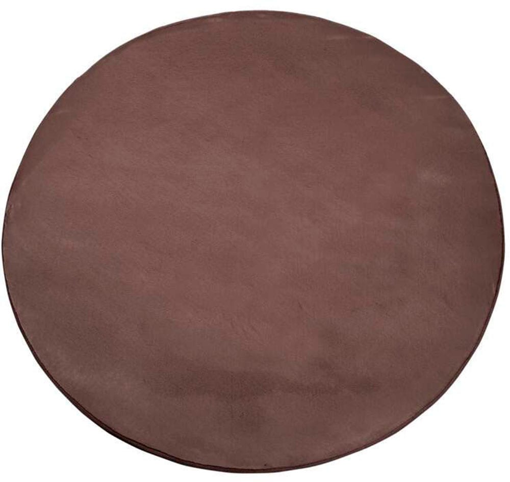 Carpet City Tapis à poils longs »TOPIA400« Rond 21 mm Höhe besonders weich und kuschelig durch Polyester, Uni-Farben