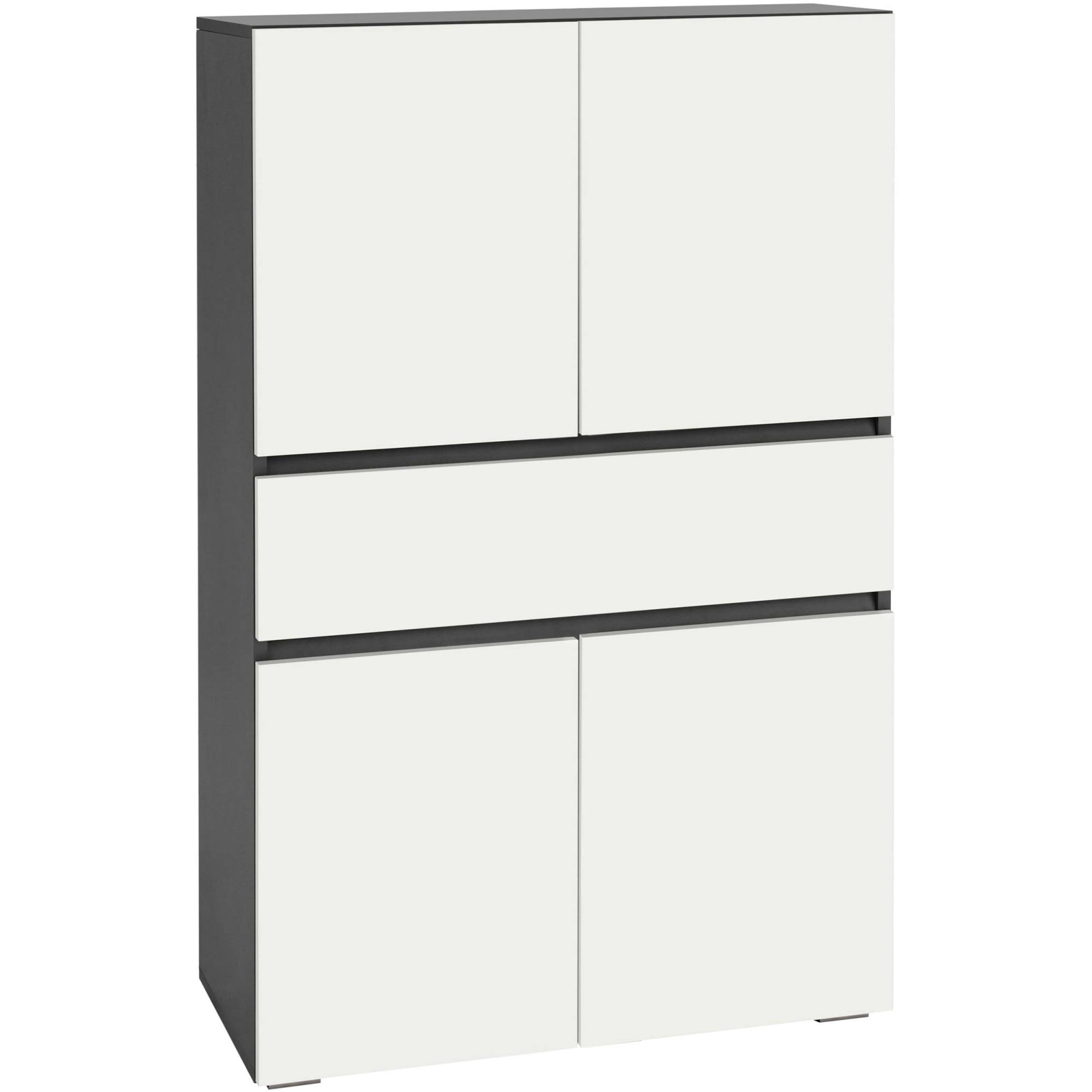 Home affaire Armoire intermédiaire »Wisla« mit 4 Türen & 1 Schublade, Breite 76 cm, Höhe 130 cm