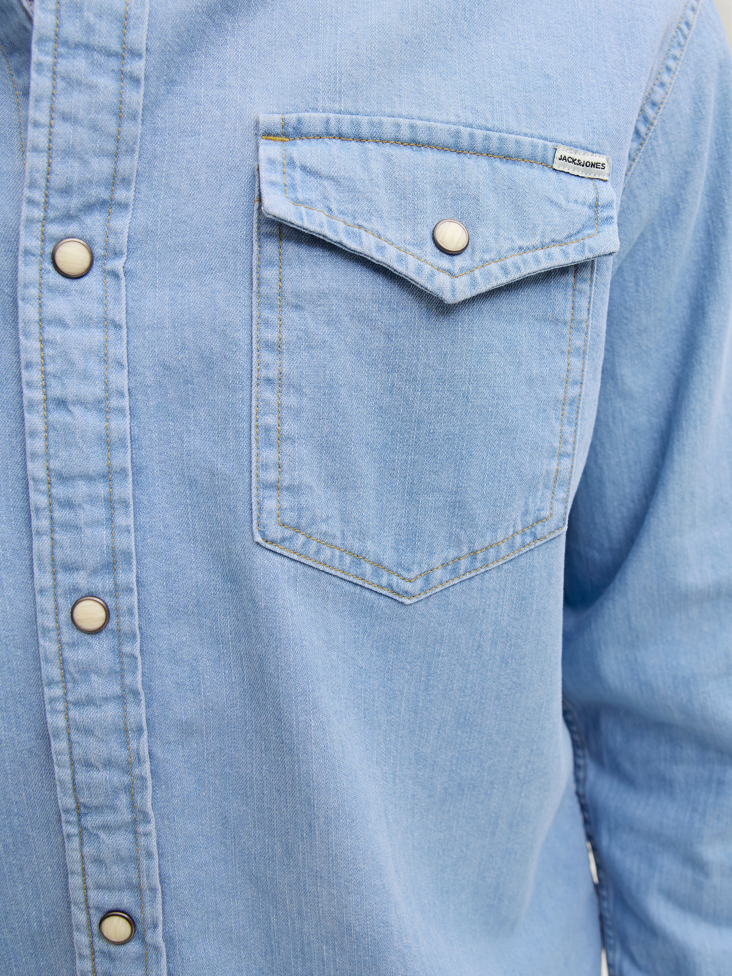 Jack & Jones Chemise à manches longues »JJESHERIDAN SHIRT L/S NOOS« mit angesetzter Brusttasche