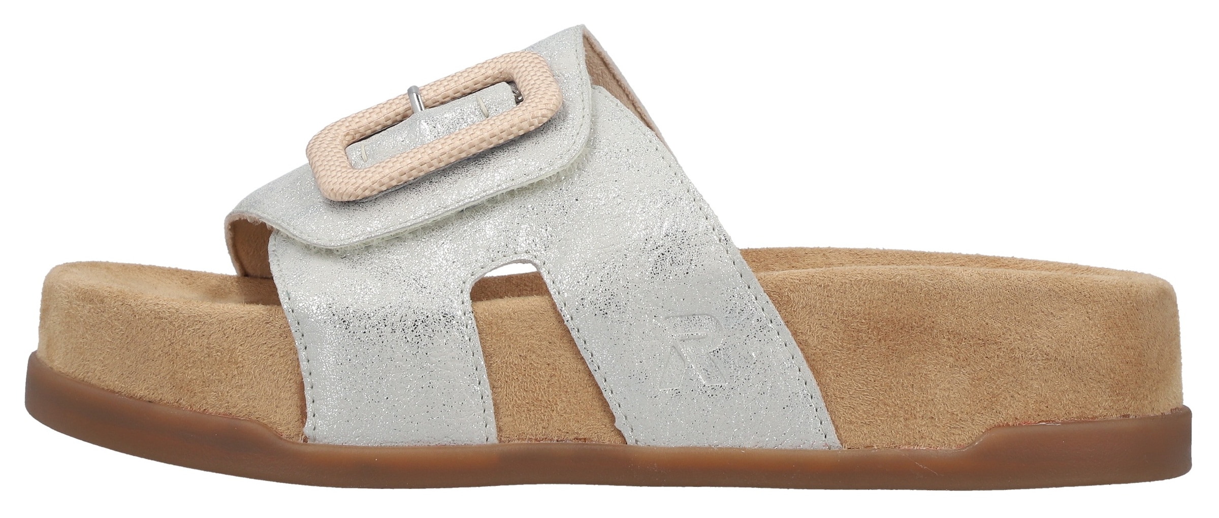 Rieker Pantolette  chaussure d'été, chausson, chaussure de plage avec bride velcro